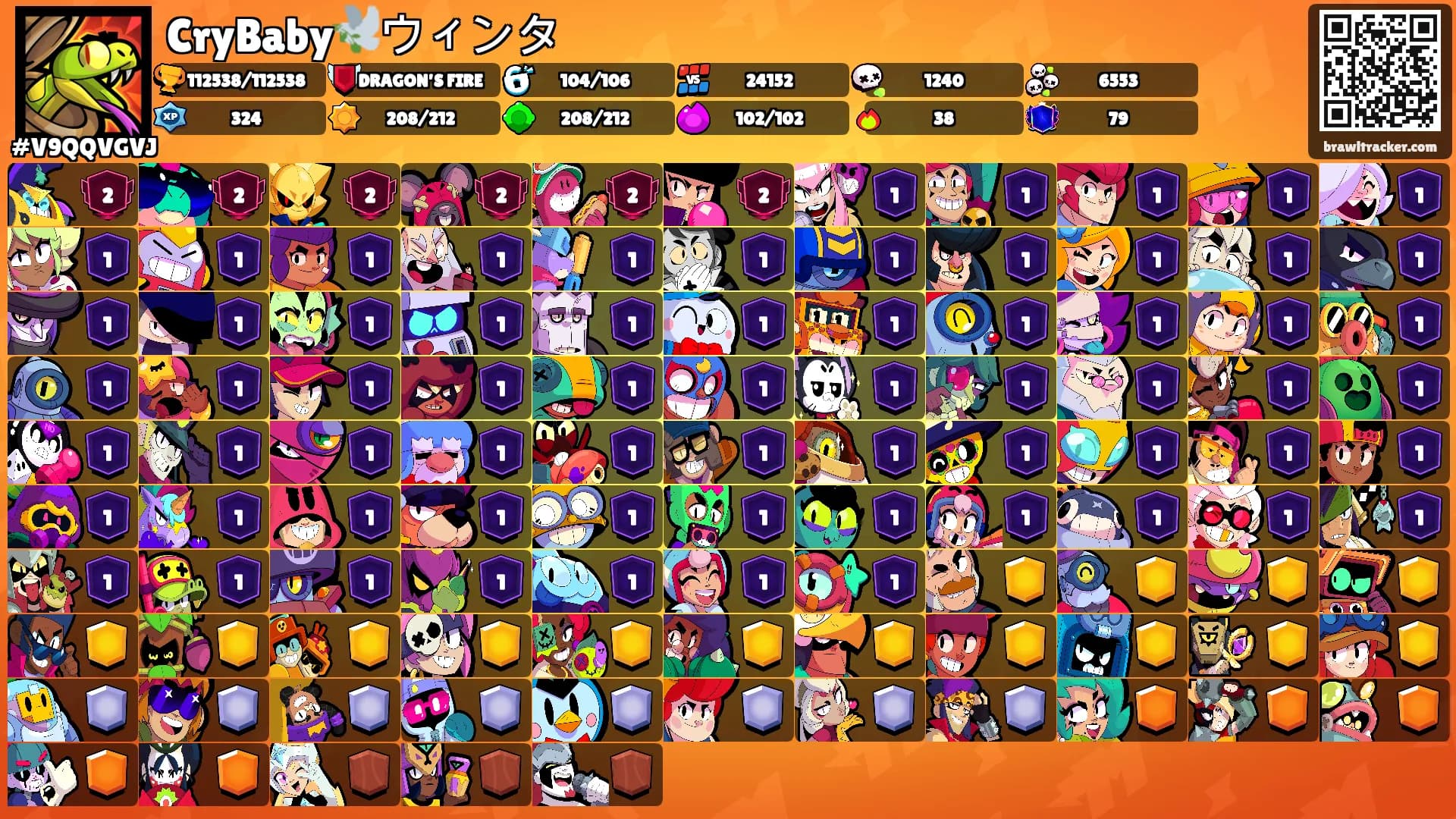 CryBaby🕊️ウィンタ's Ranks
