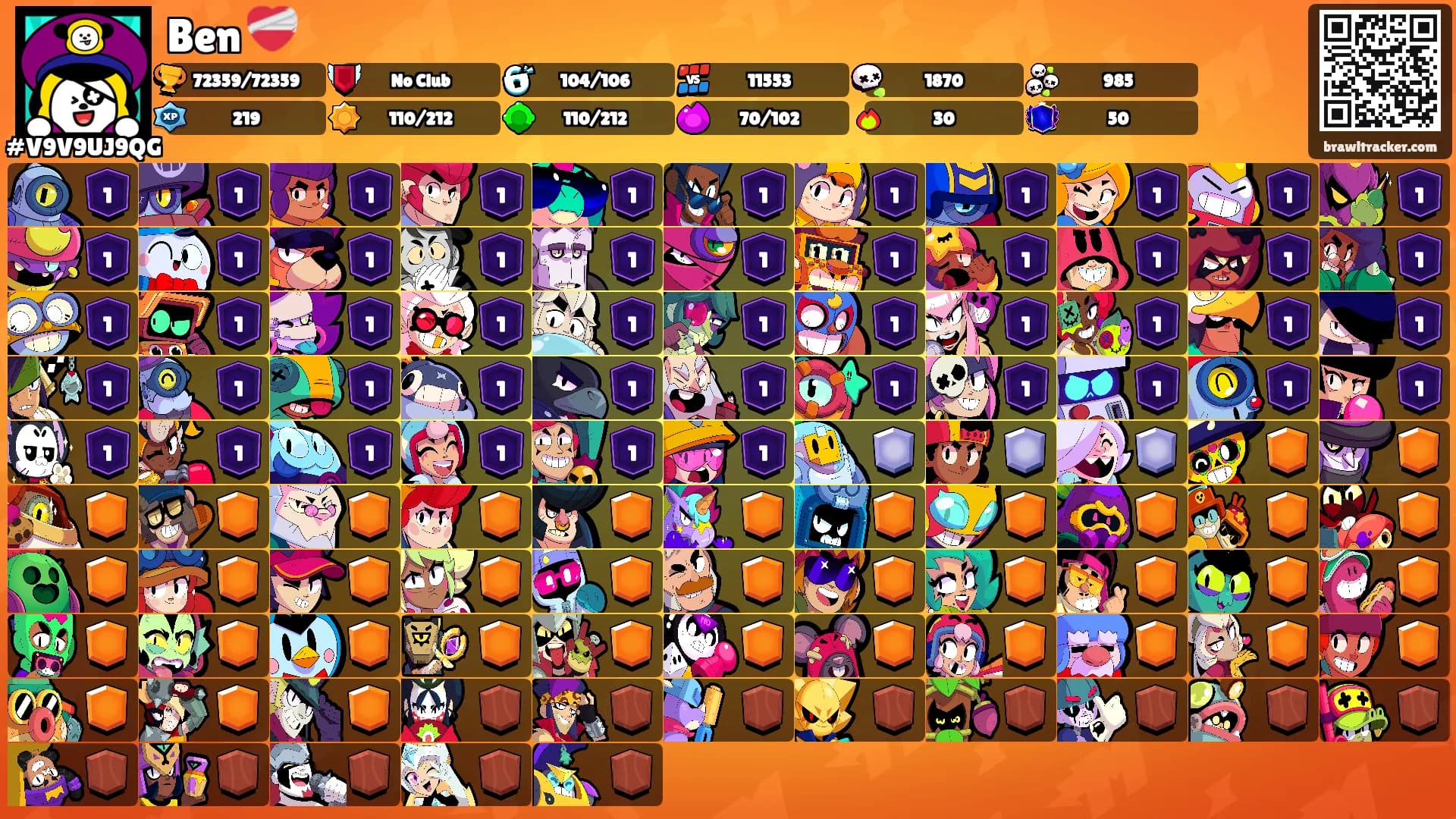Ben ❤️‍🩹's Ranks