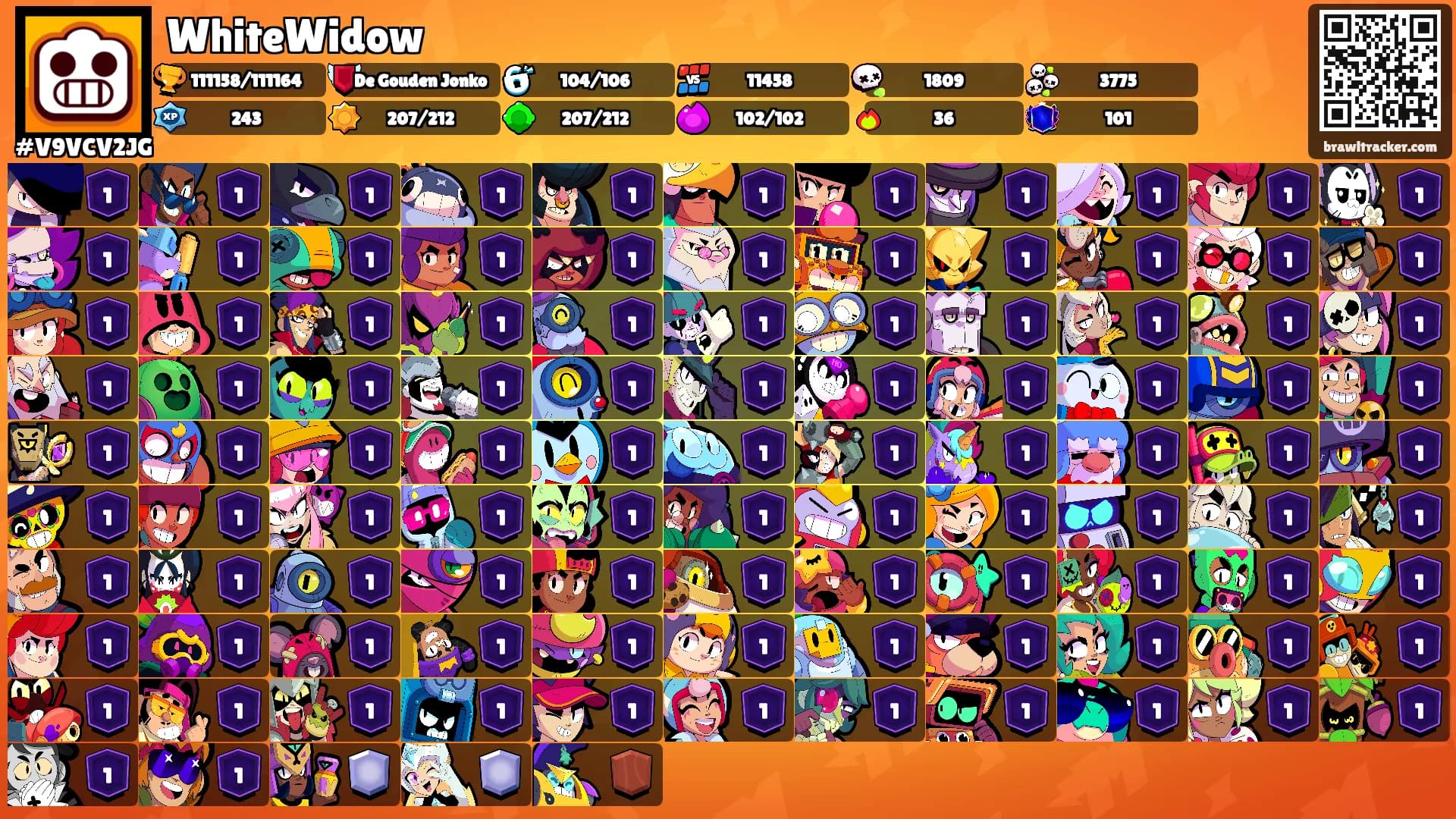 WhiteWidow's Ranks