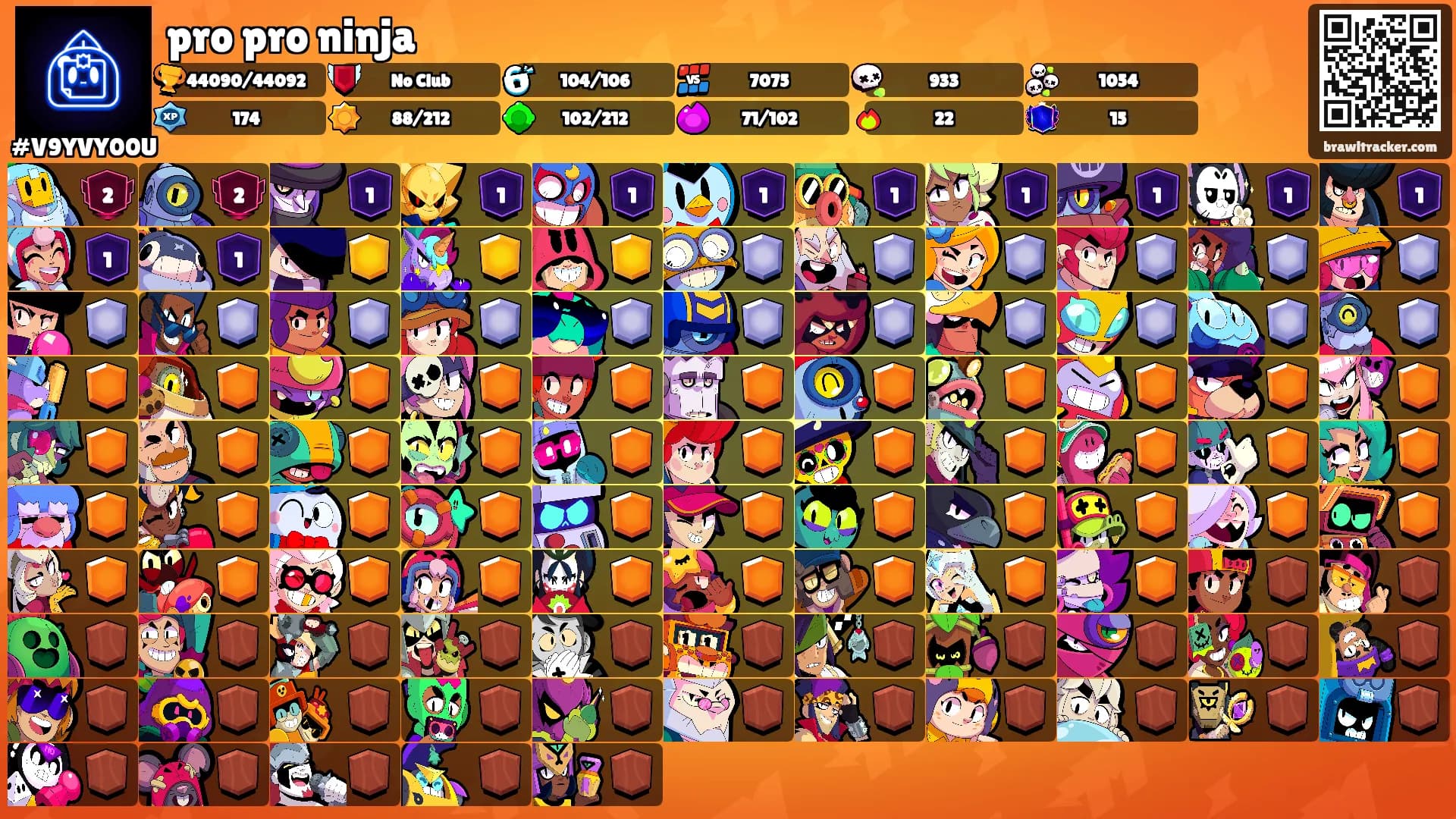 pro pro ninja's Ranks