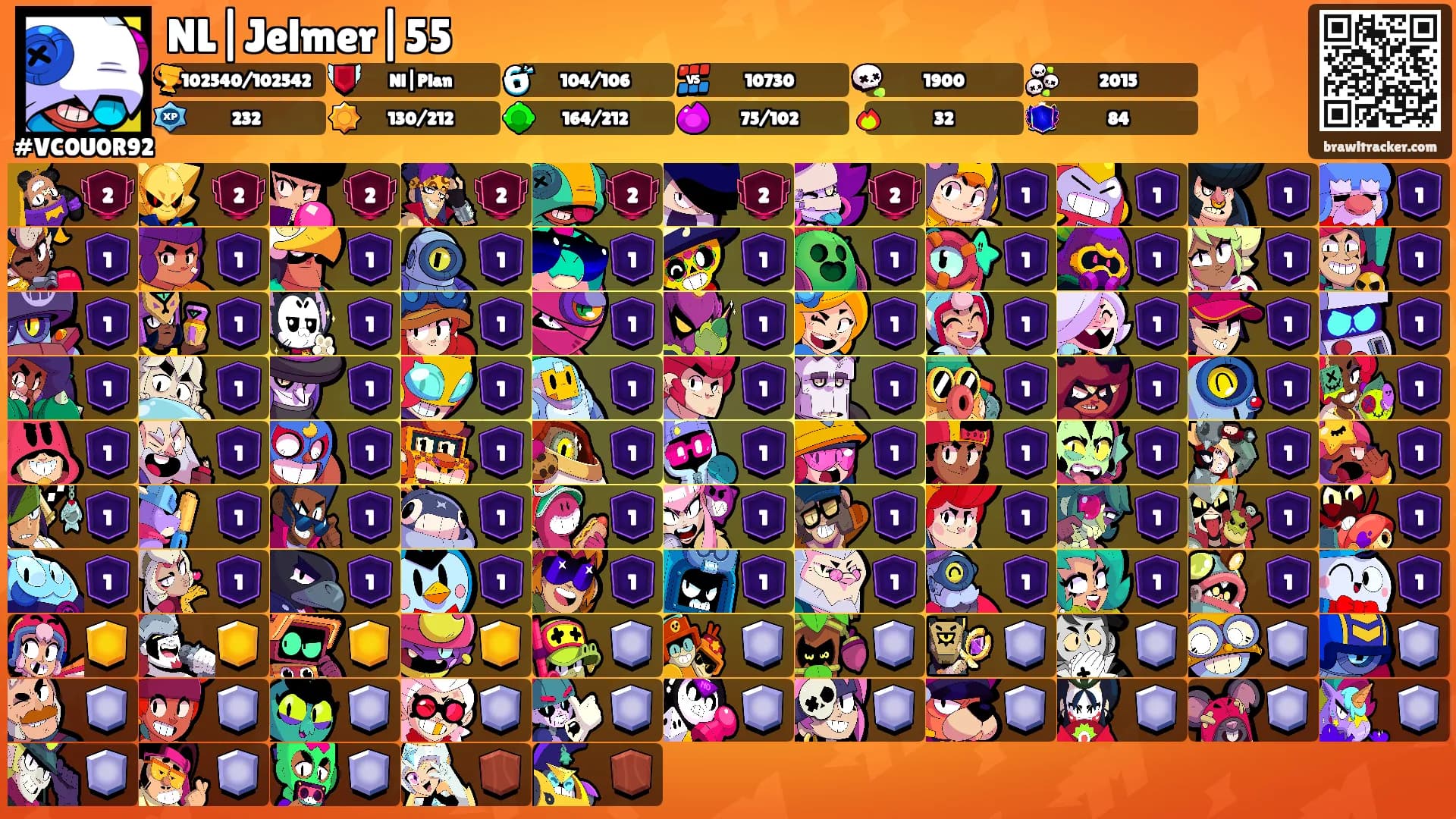NL|Jelmer|55's Ranks