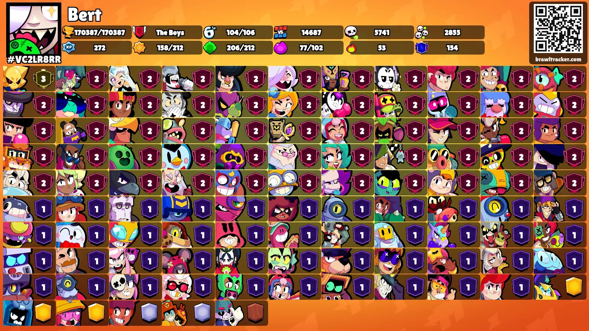 Bert's Ranks