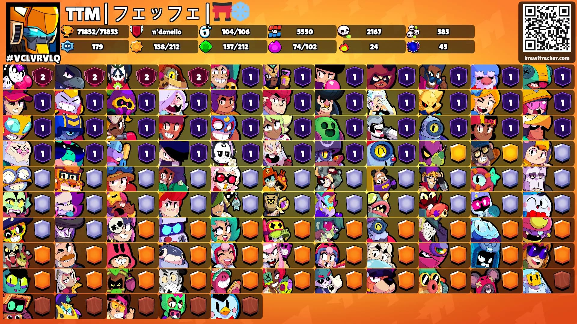 TTM|フェッフェ|⛩️❄️'s Ranks
