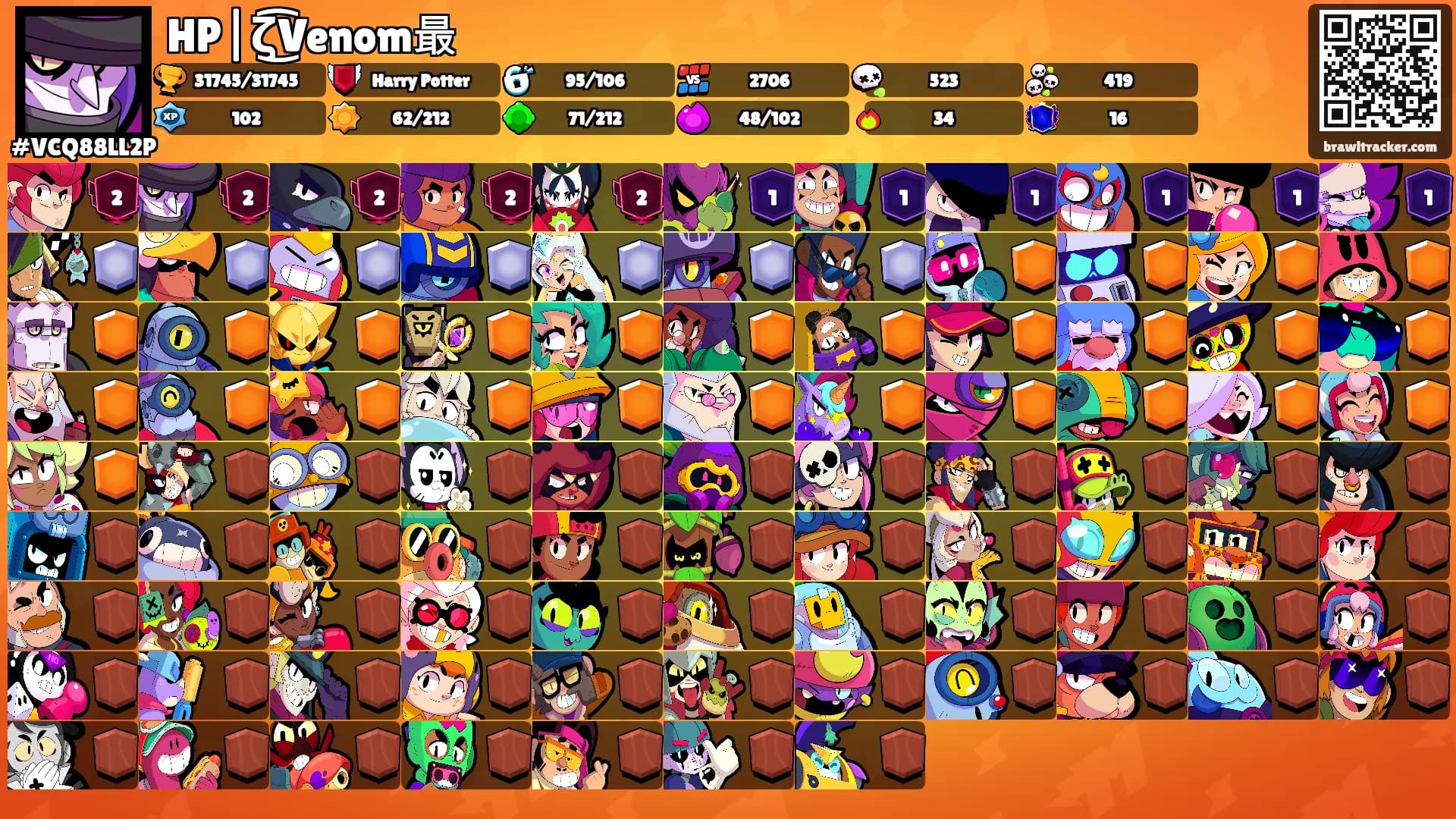 HP|ζ͜͡Venom最's Ranks