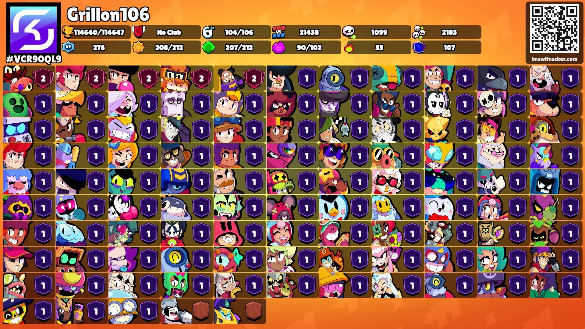 Grillon106's Ranks