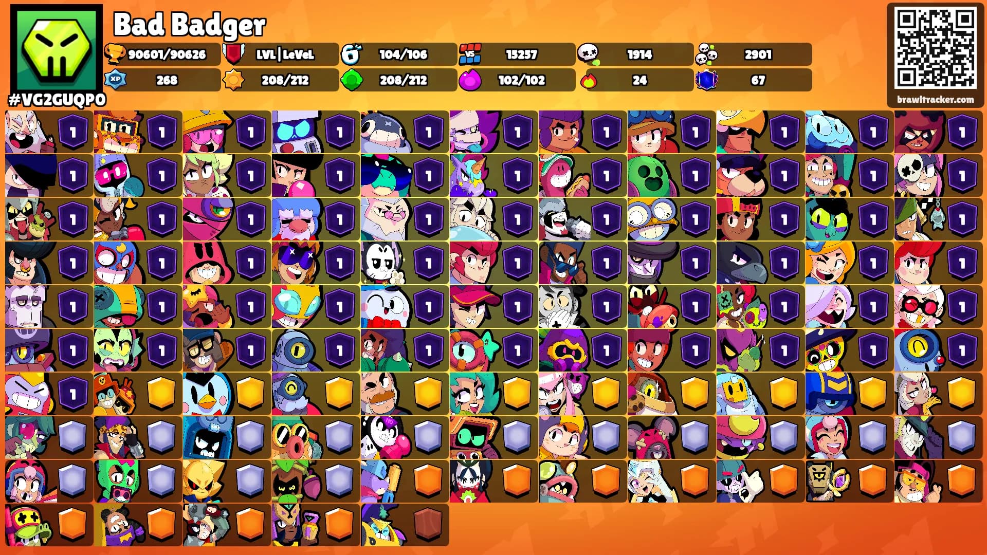 Bad Badger's Ranks