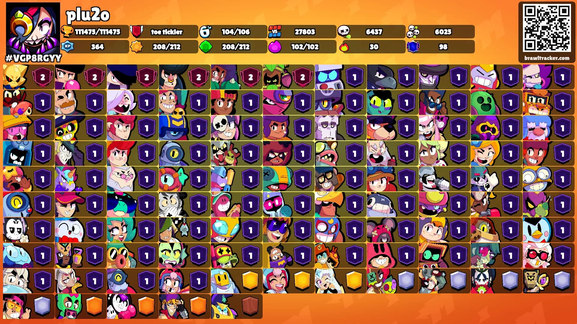 plu2o's Ranks