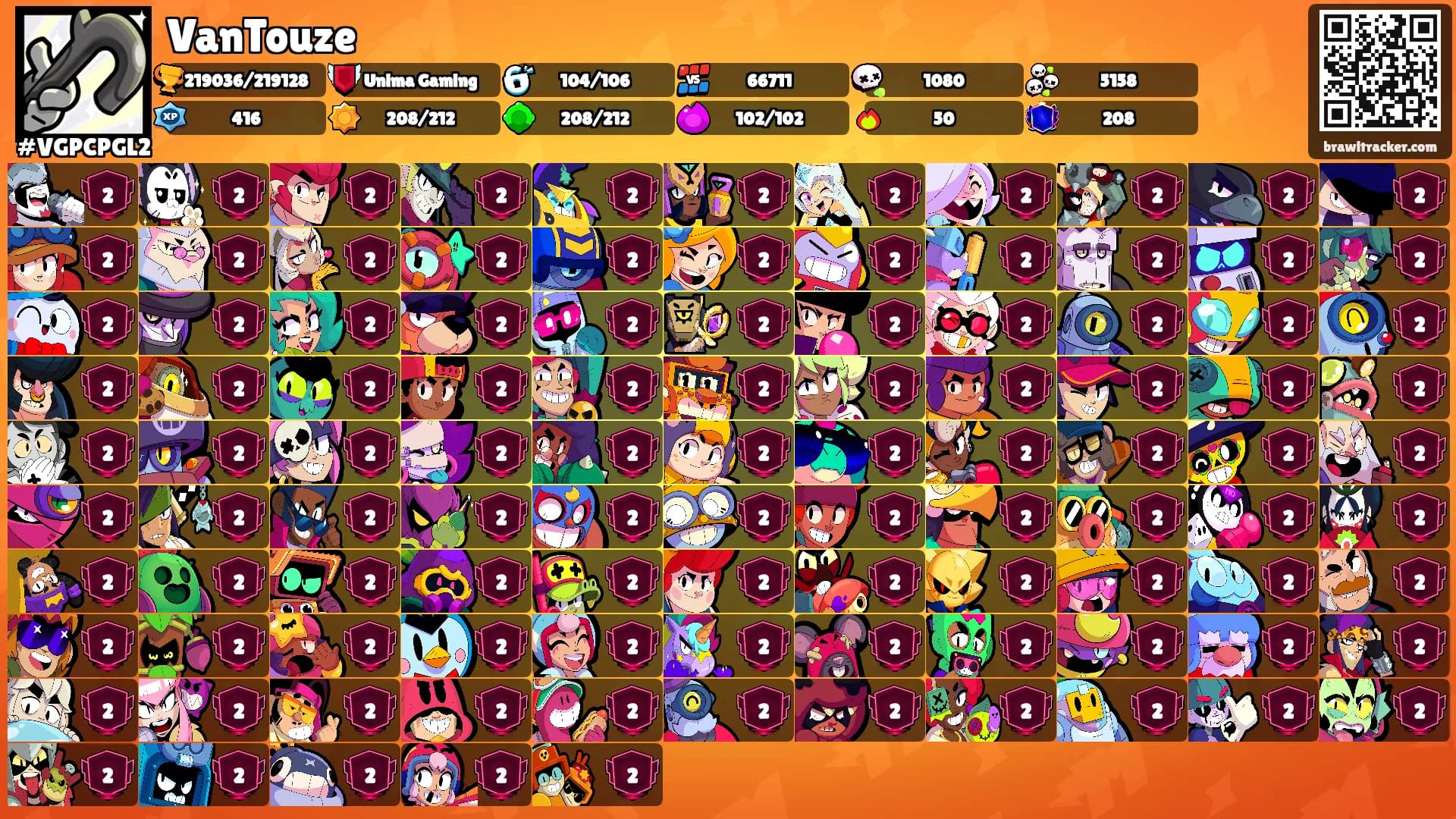 VanTouze's Ranks