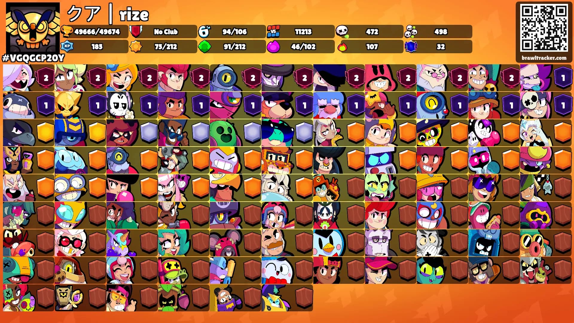 クア | rize's Ranks