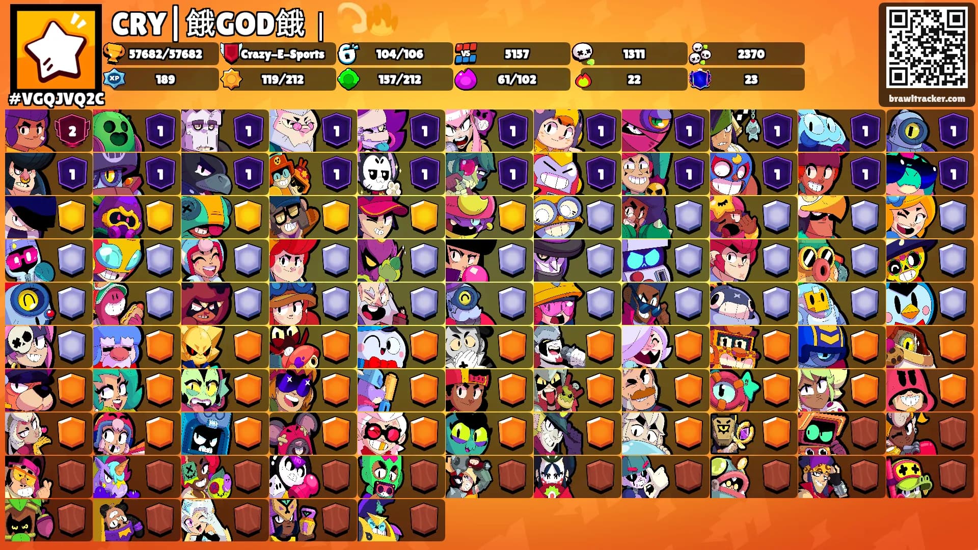 CRY|餓GOD餓｜💫🔥's Ranks