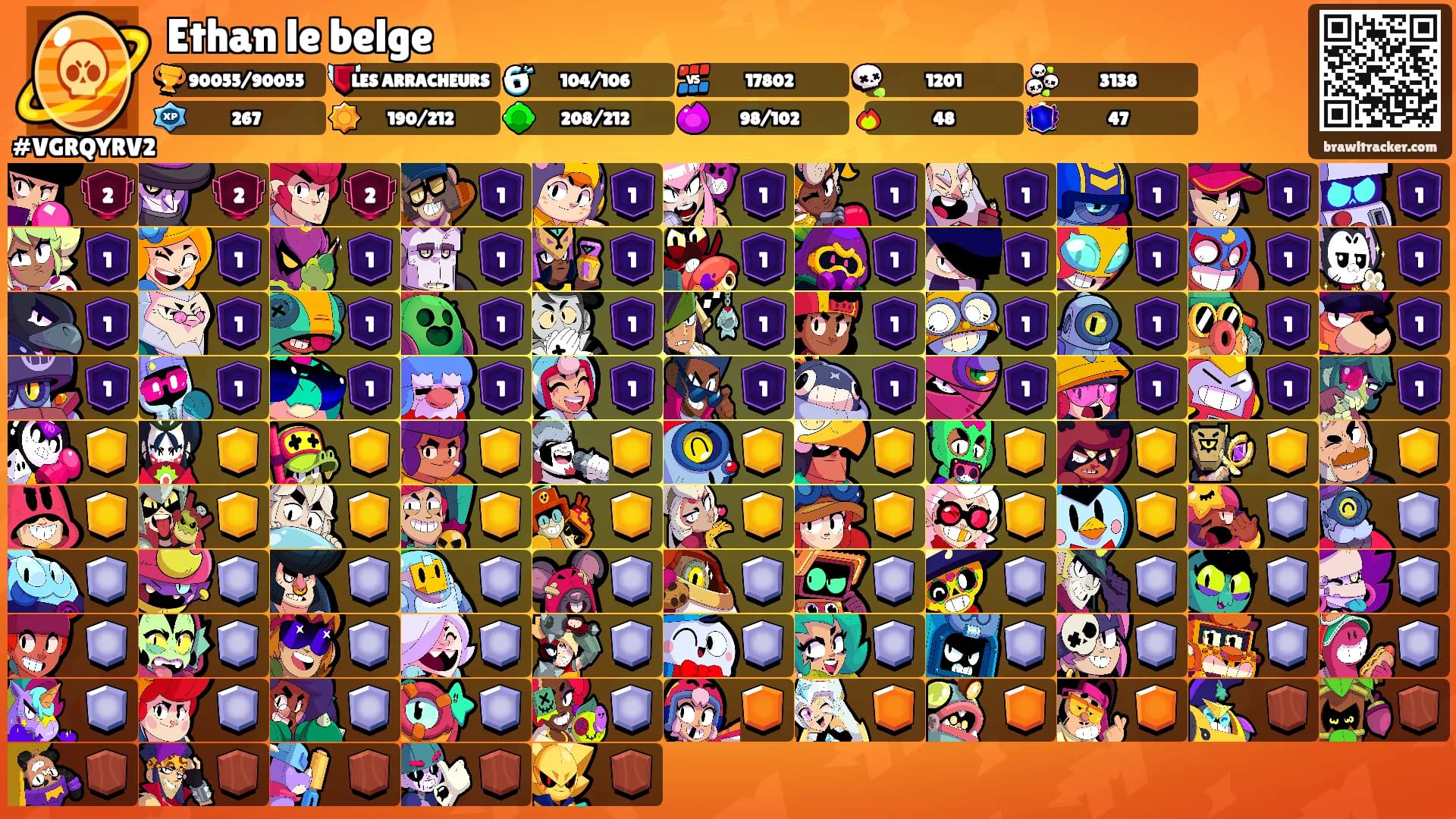 Ethan le belge's Ranks