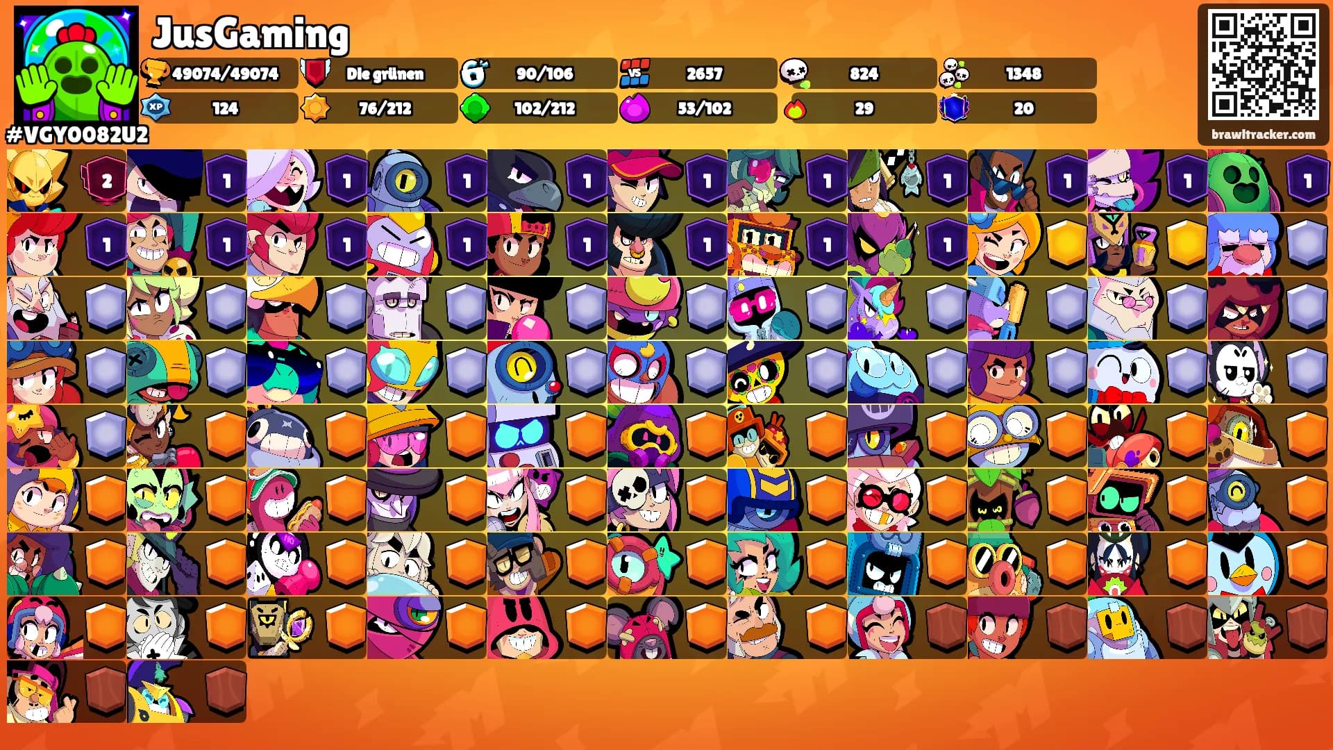 JusGaming's Ranks