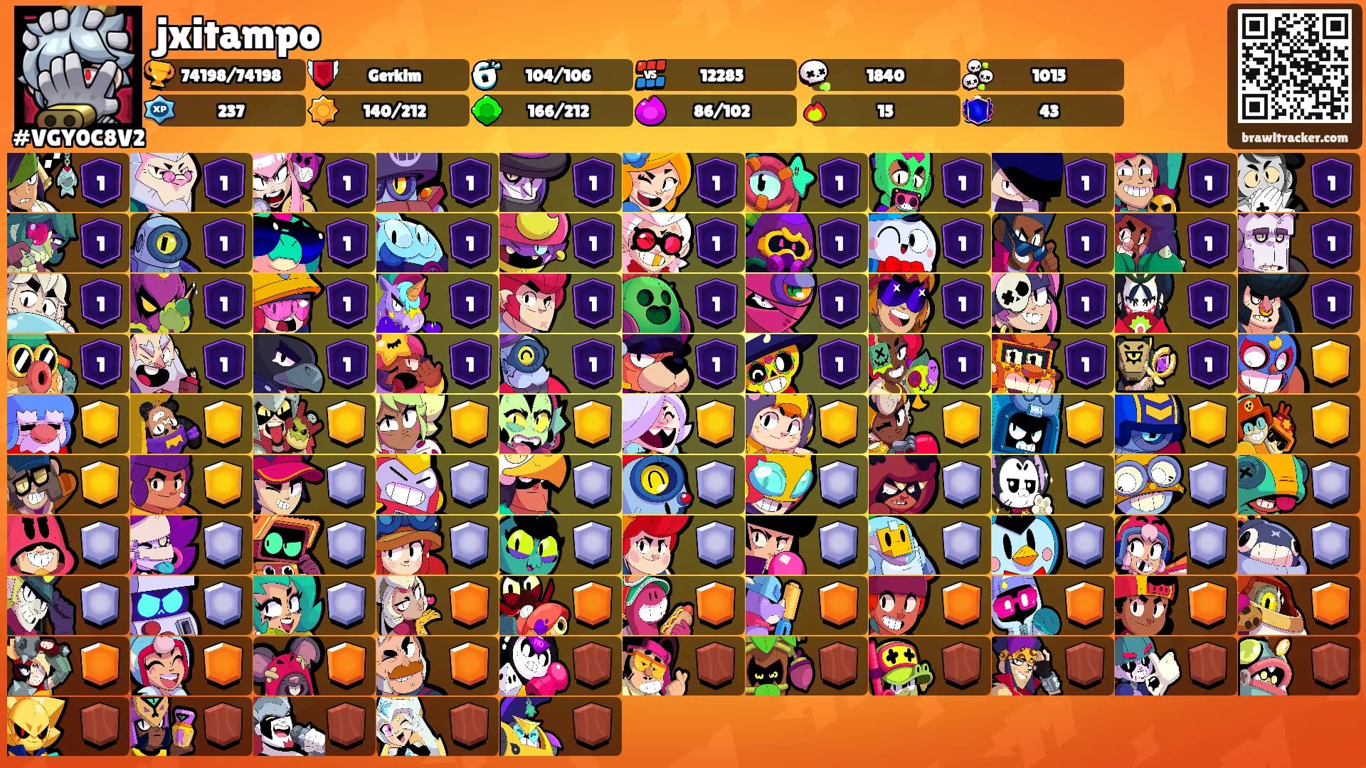 jxitampo's Ranks