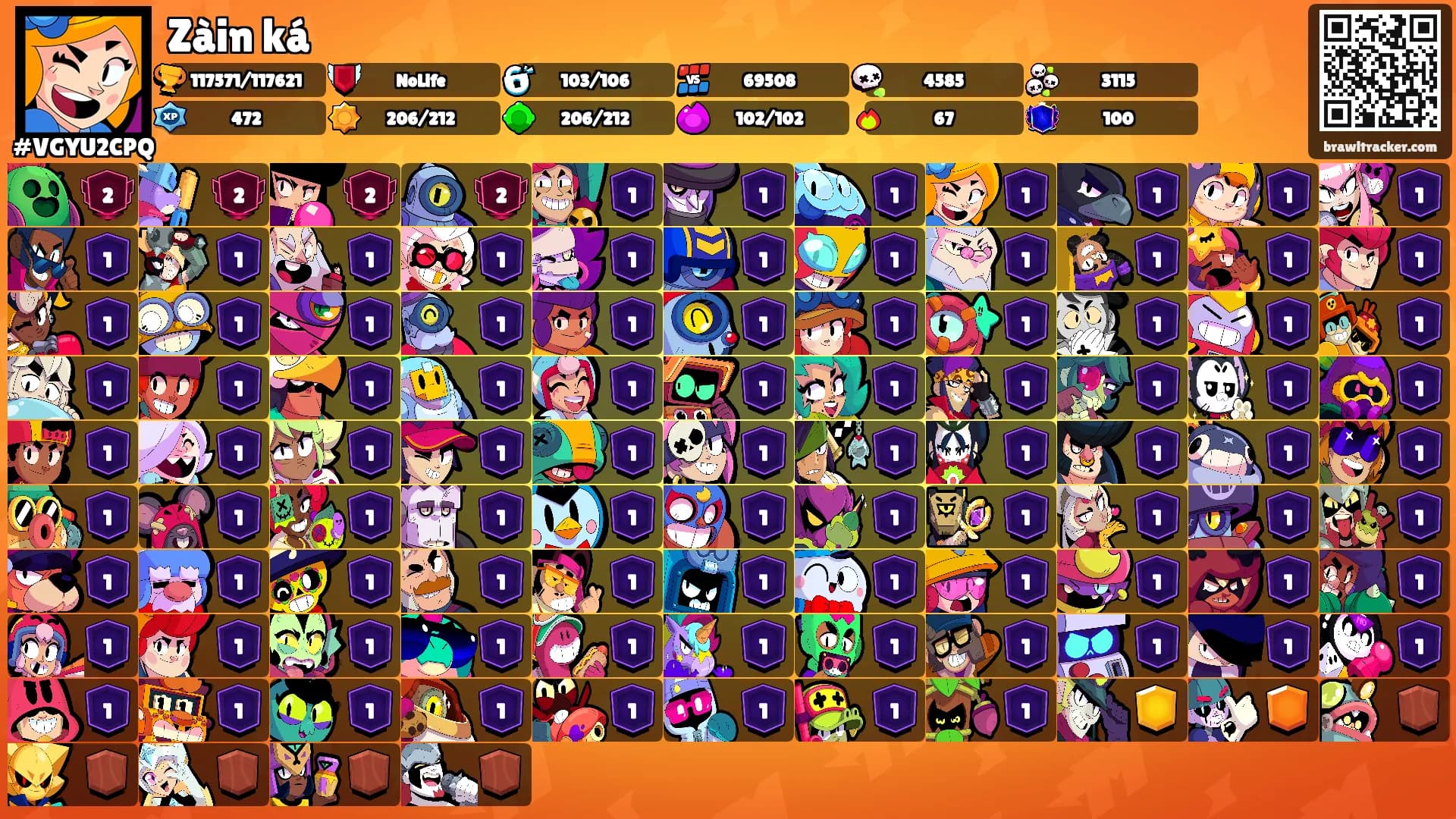 Zàin ká's Ranks