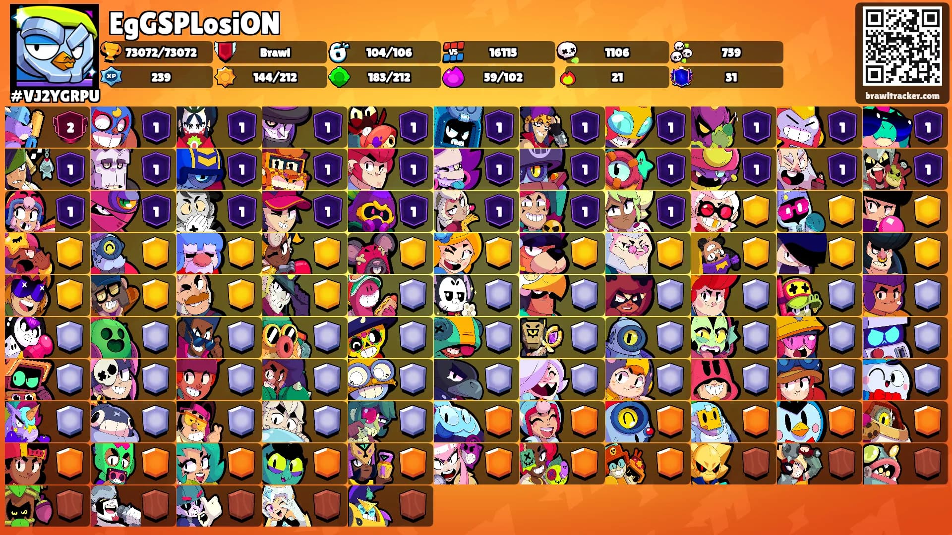 EgGSPLosiON's Ranks