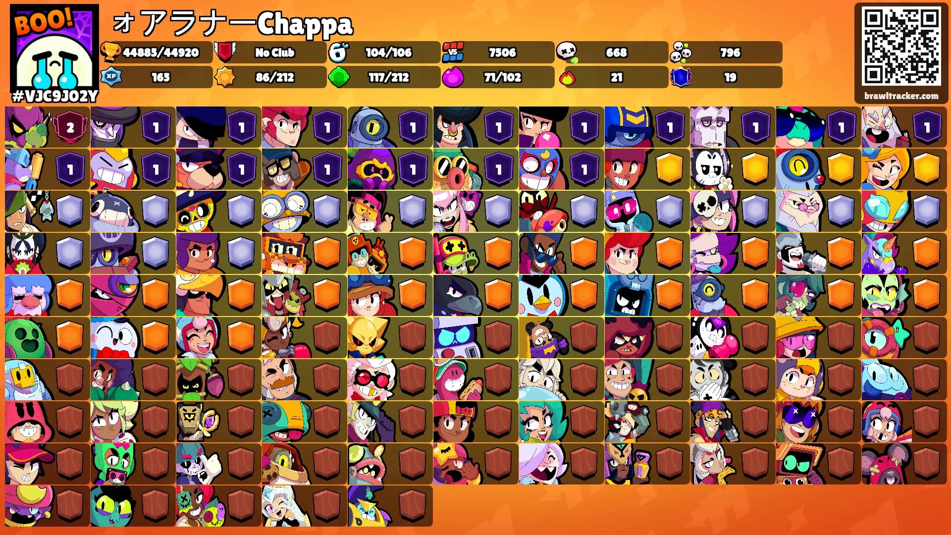 ォアラナーChappa's Ranks