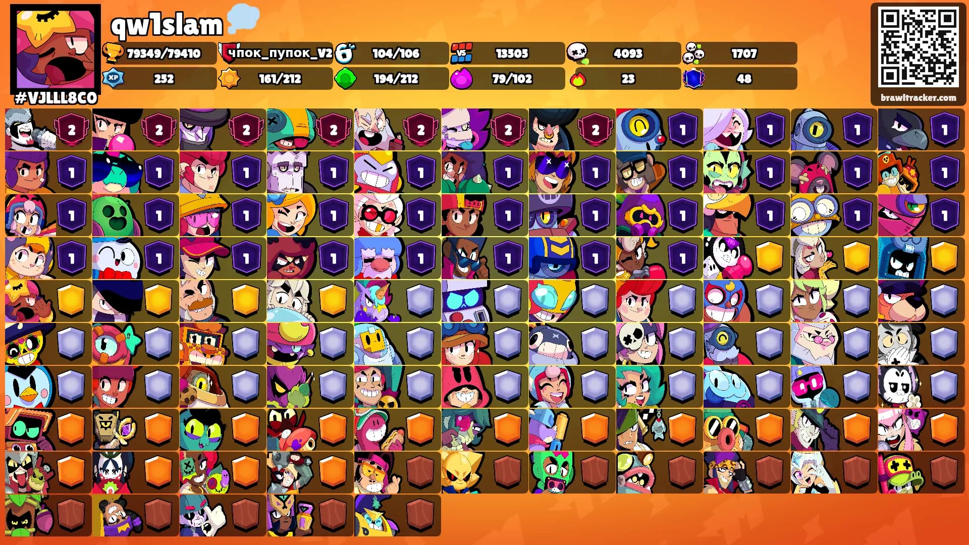 qw1slam 💭's Ranks