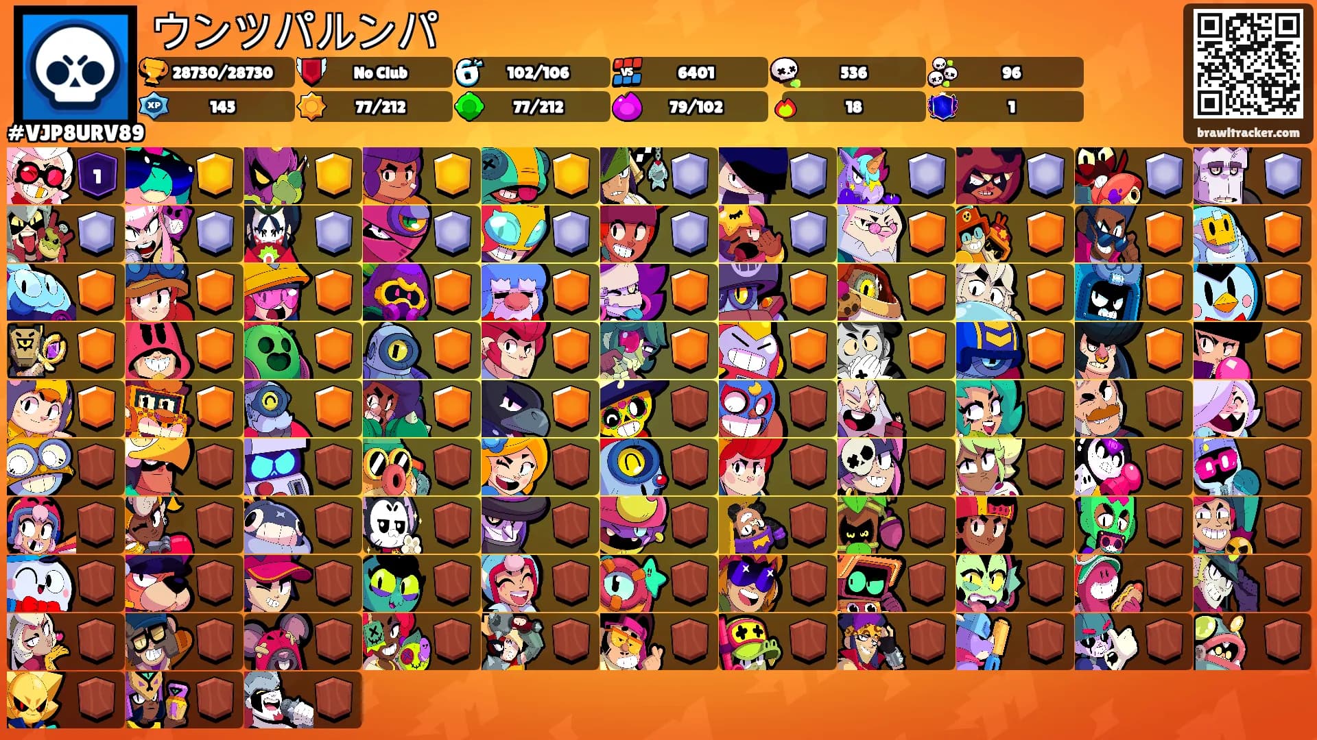 ウンツパルンパ's Ranks