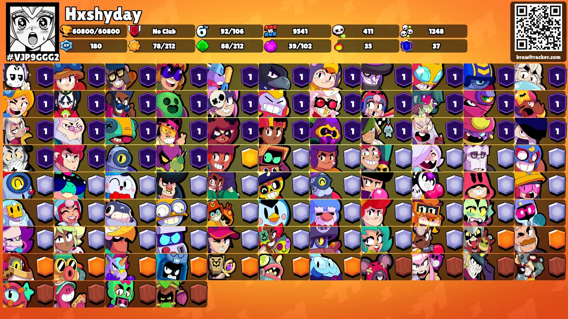 Hxshyday's Ranks