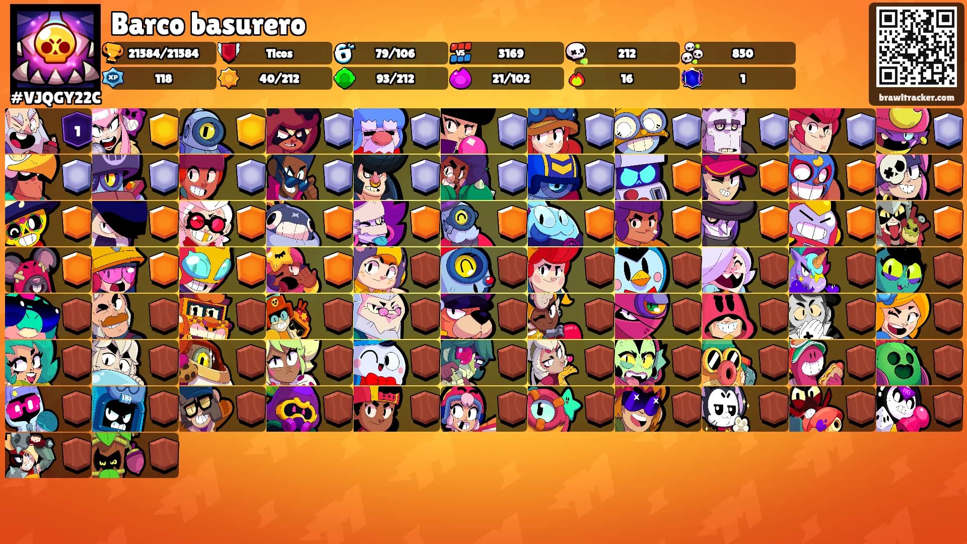 Barco basurero's Ranks