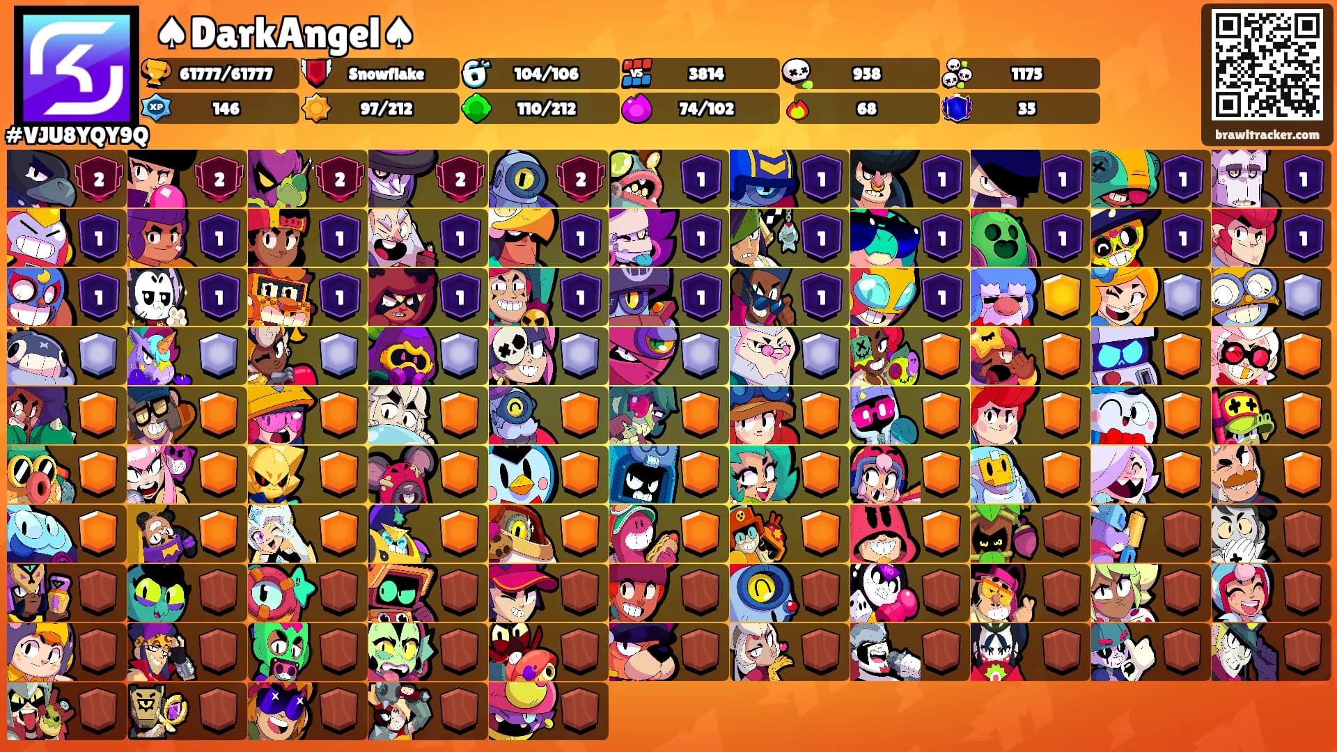 ♠DarkAngel♠'s Ranks