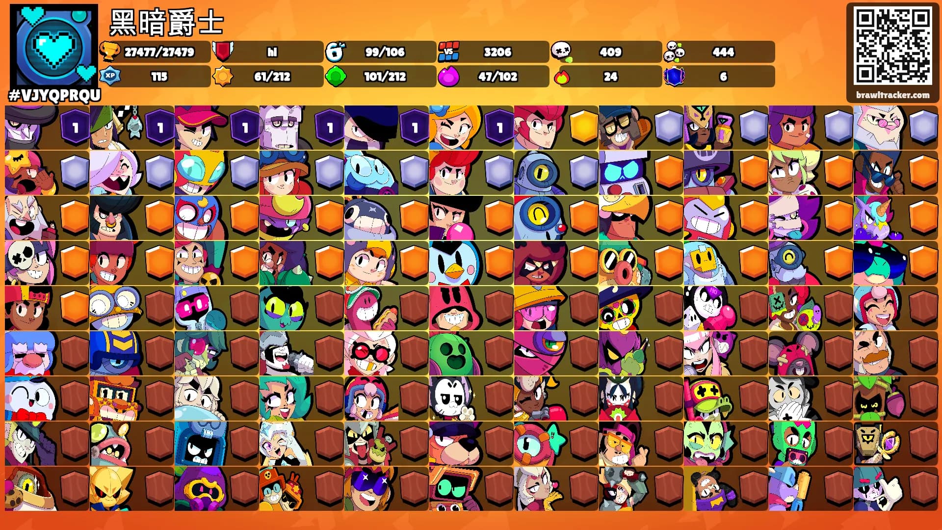 黑暗爵士's Ranks