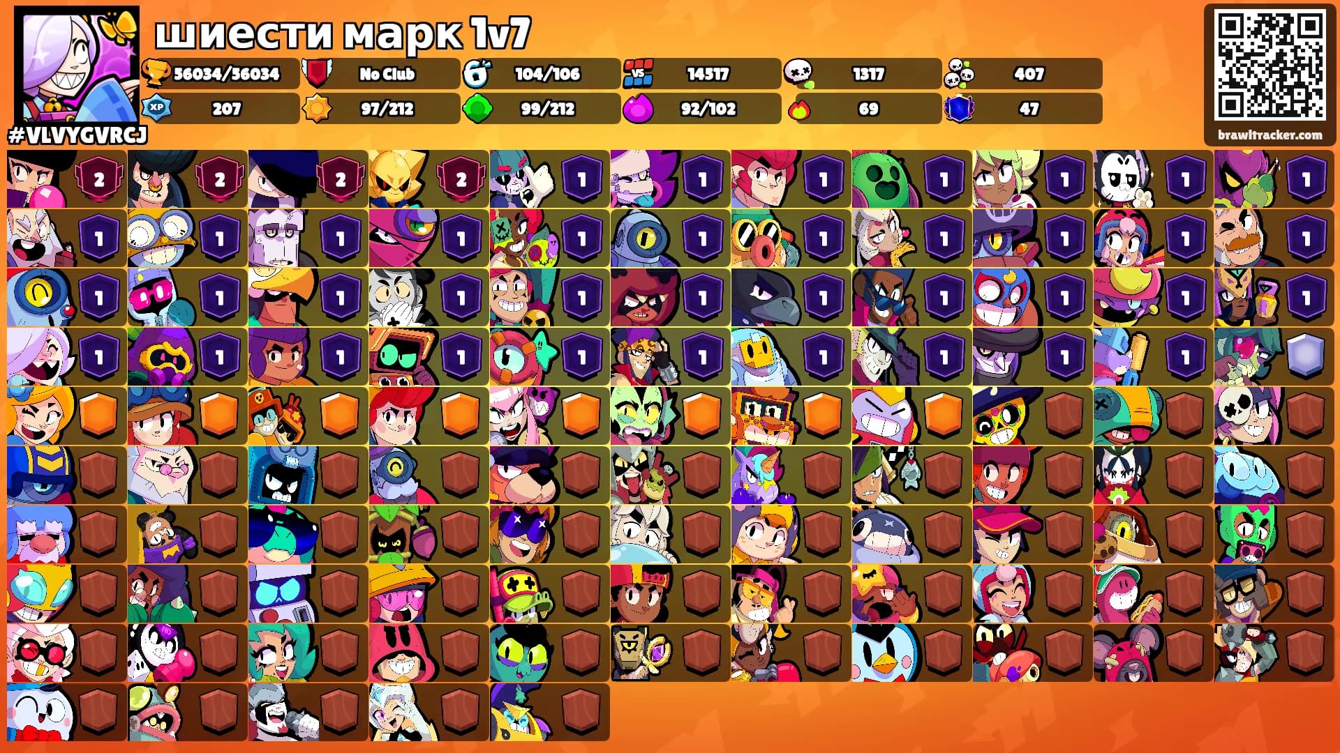 шиести марк 1v7's Ranks