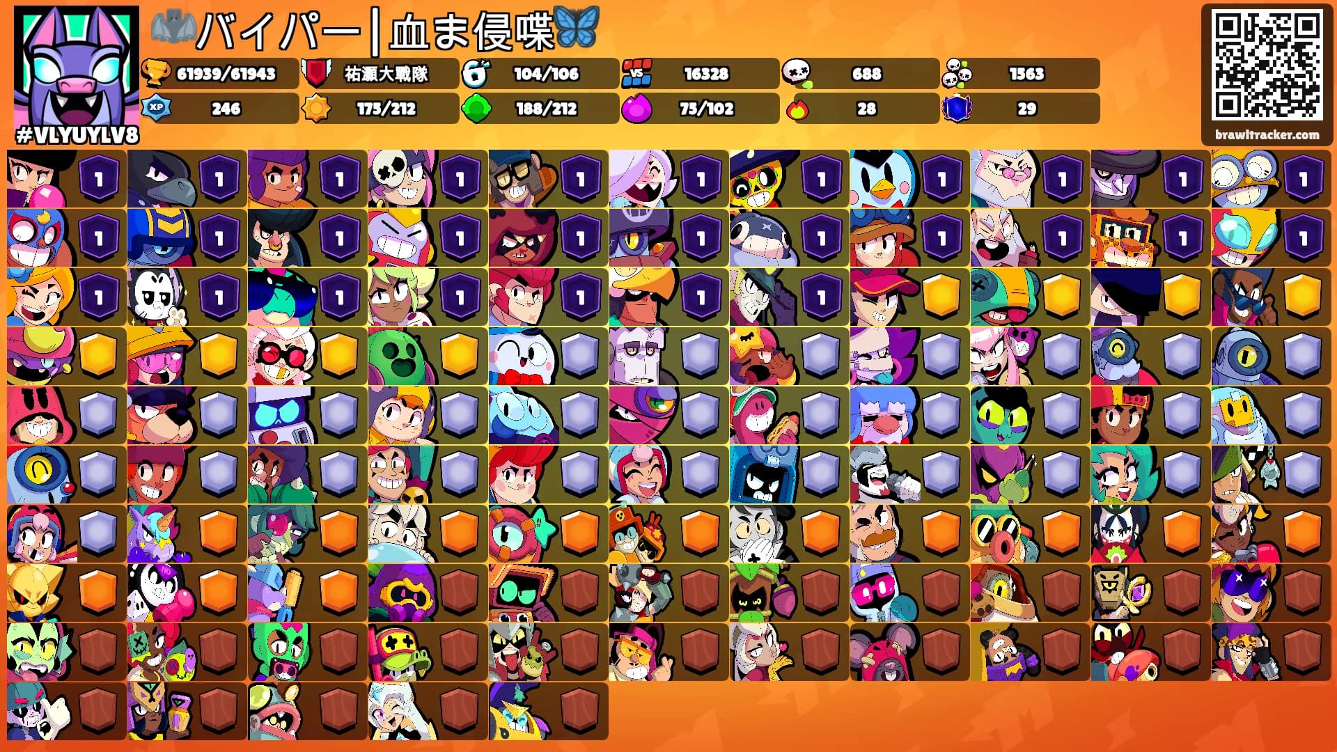 🦇バイパー|血ま侵喋🦋's Ranks
