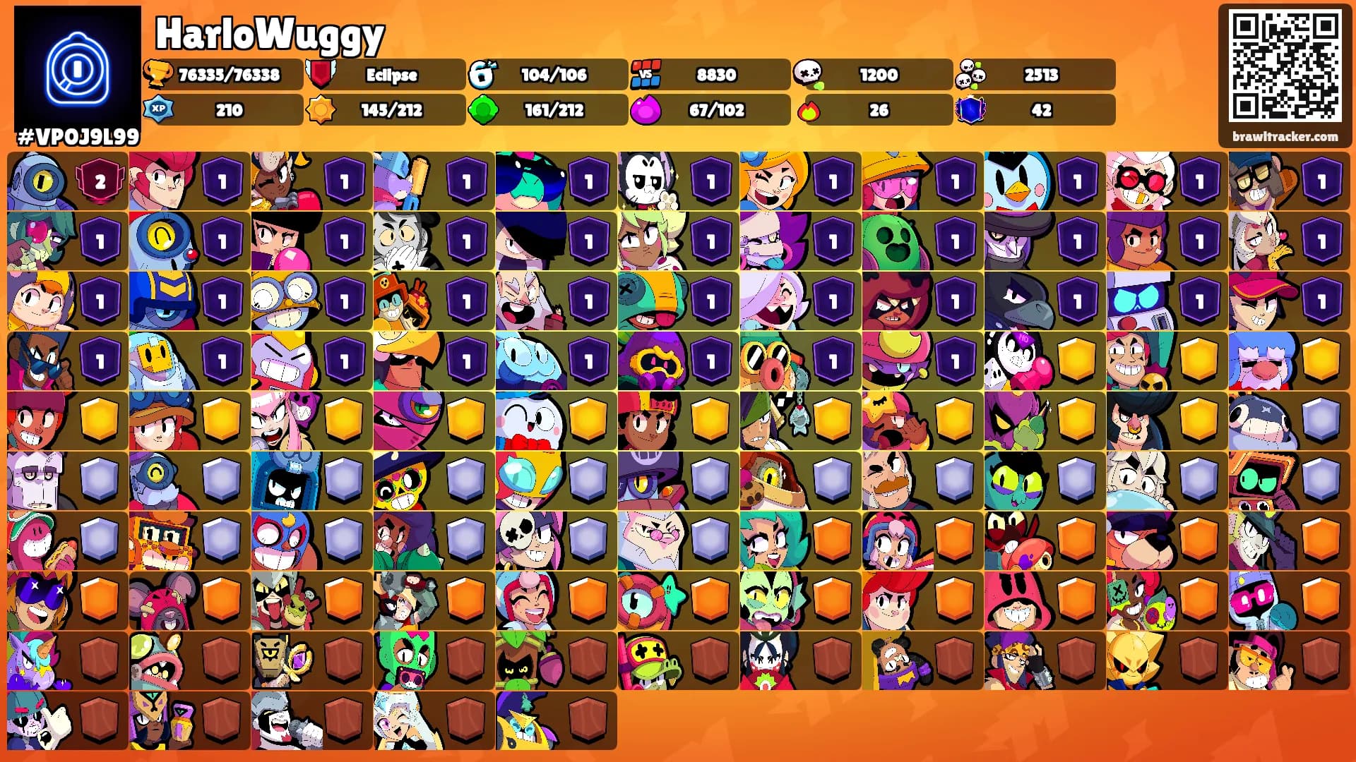 HarloWuggy's Ranks