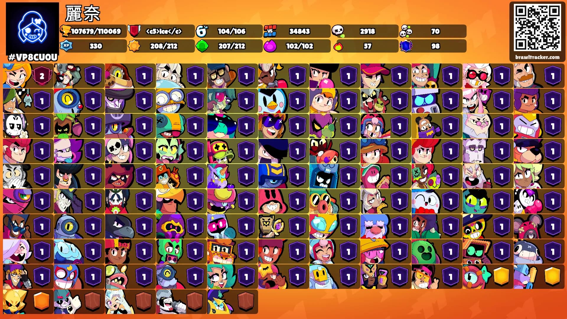 麗奈's Ranks