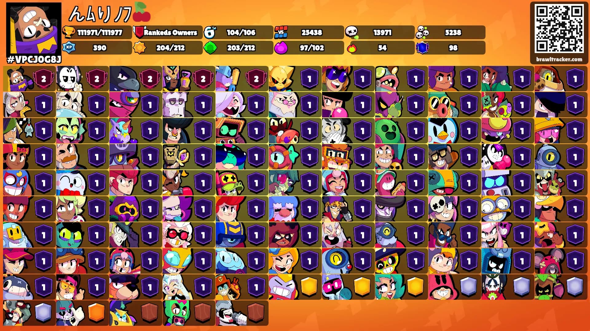 んﾑりﾉﾌ🍒's Ranks