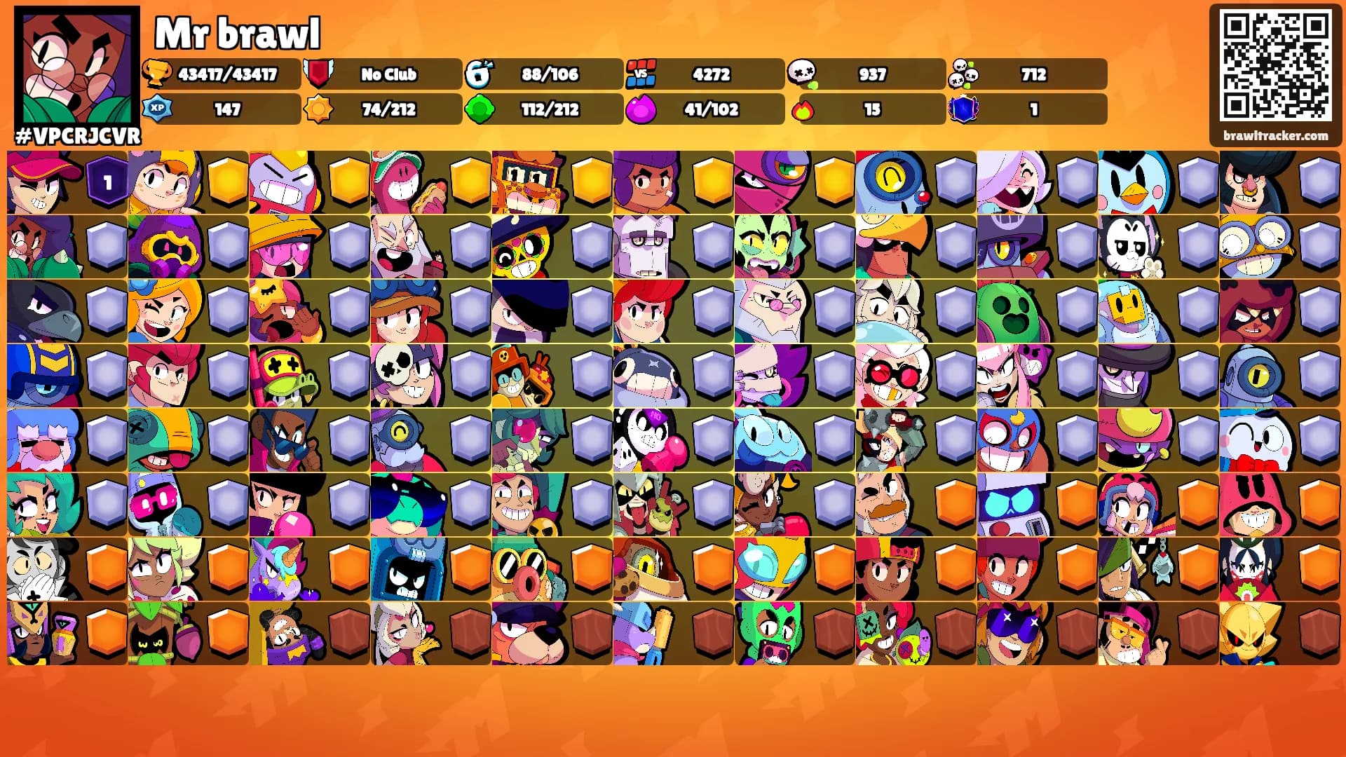 Mr brawl's Ranks