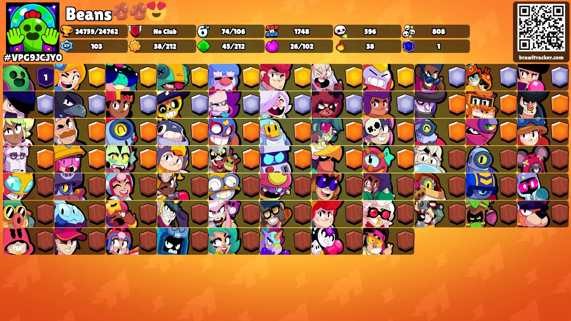 Beans🫘🫘😍's Ranks