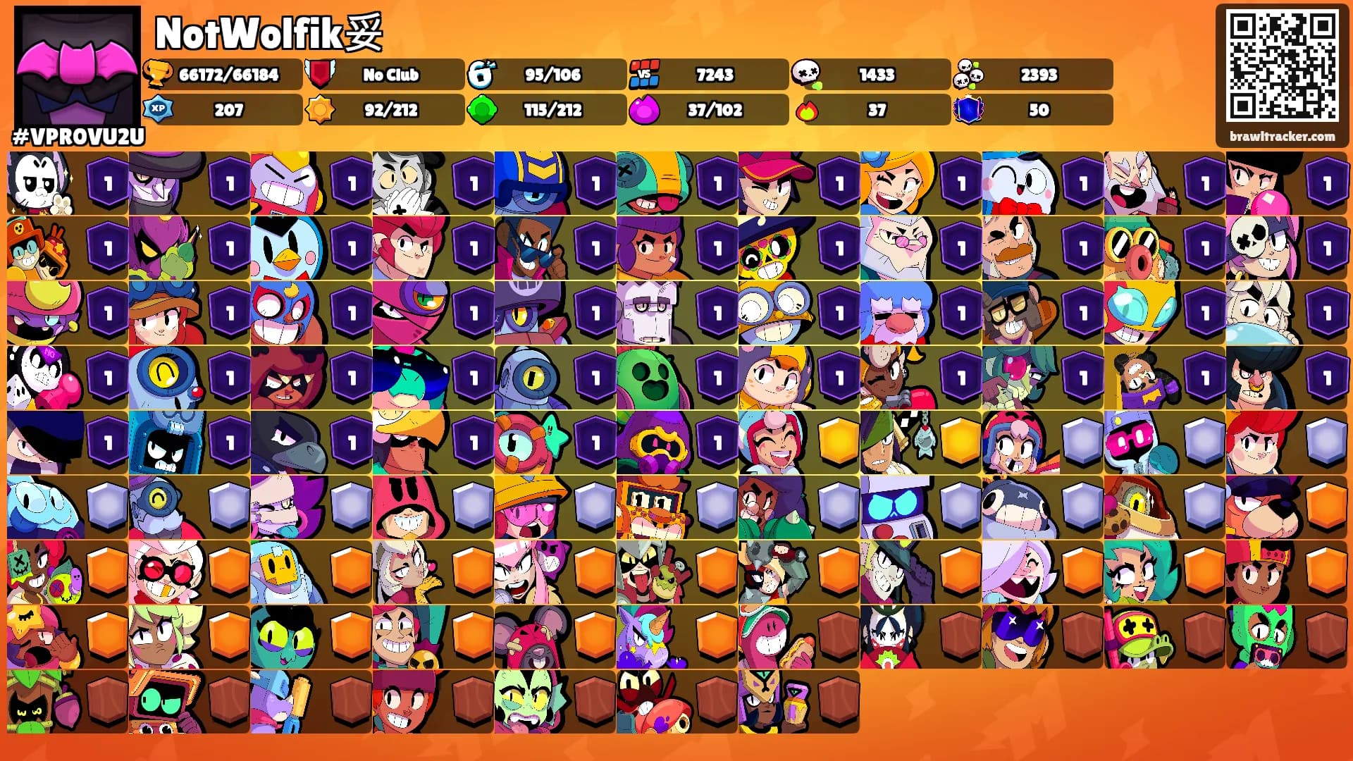 NotWolfik妥's Ranks