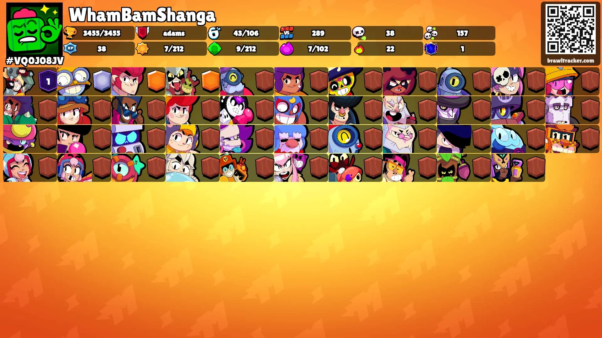 WhamBamShanga's Ranks