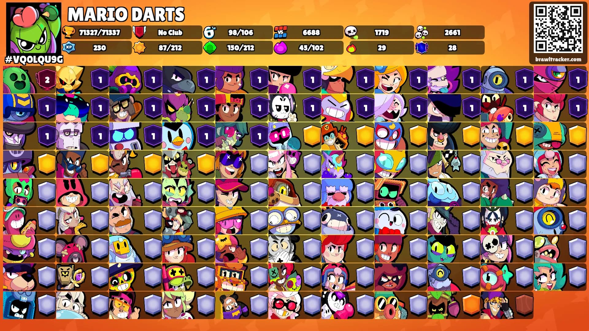 MARIO DARTS's Ranks