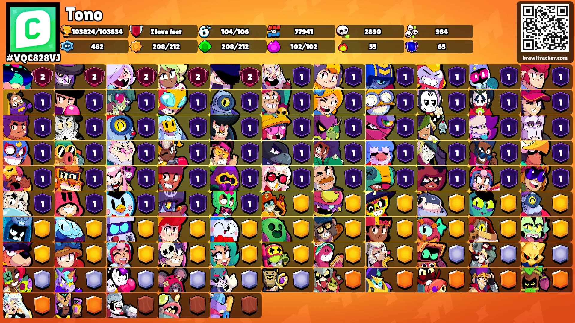 Tono's Ranks