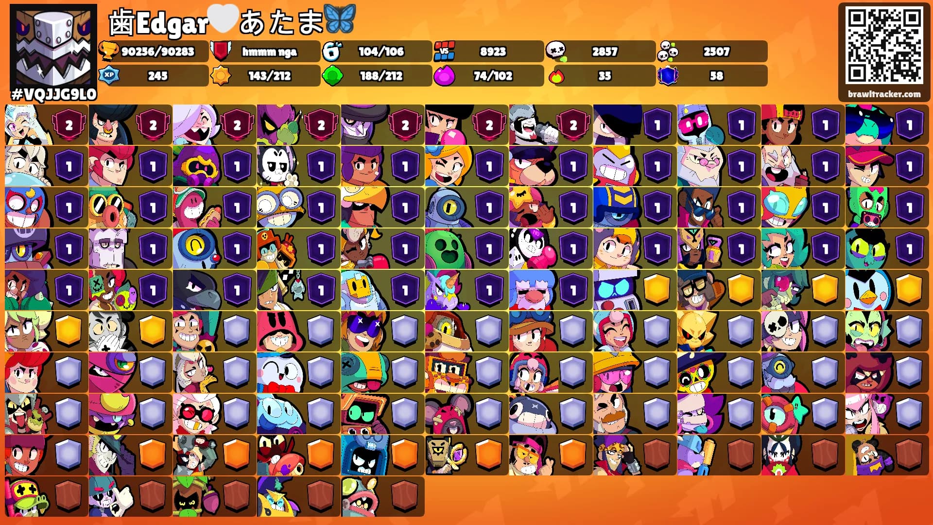 歯Edgar🤍あたま🦋's Ranks