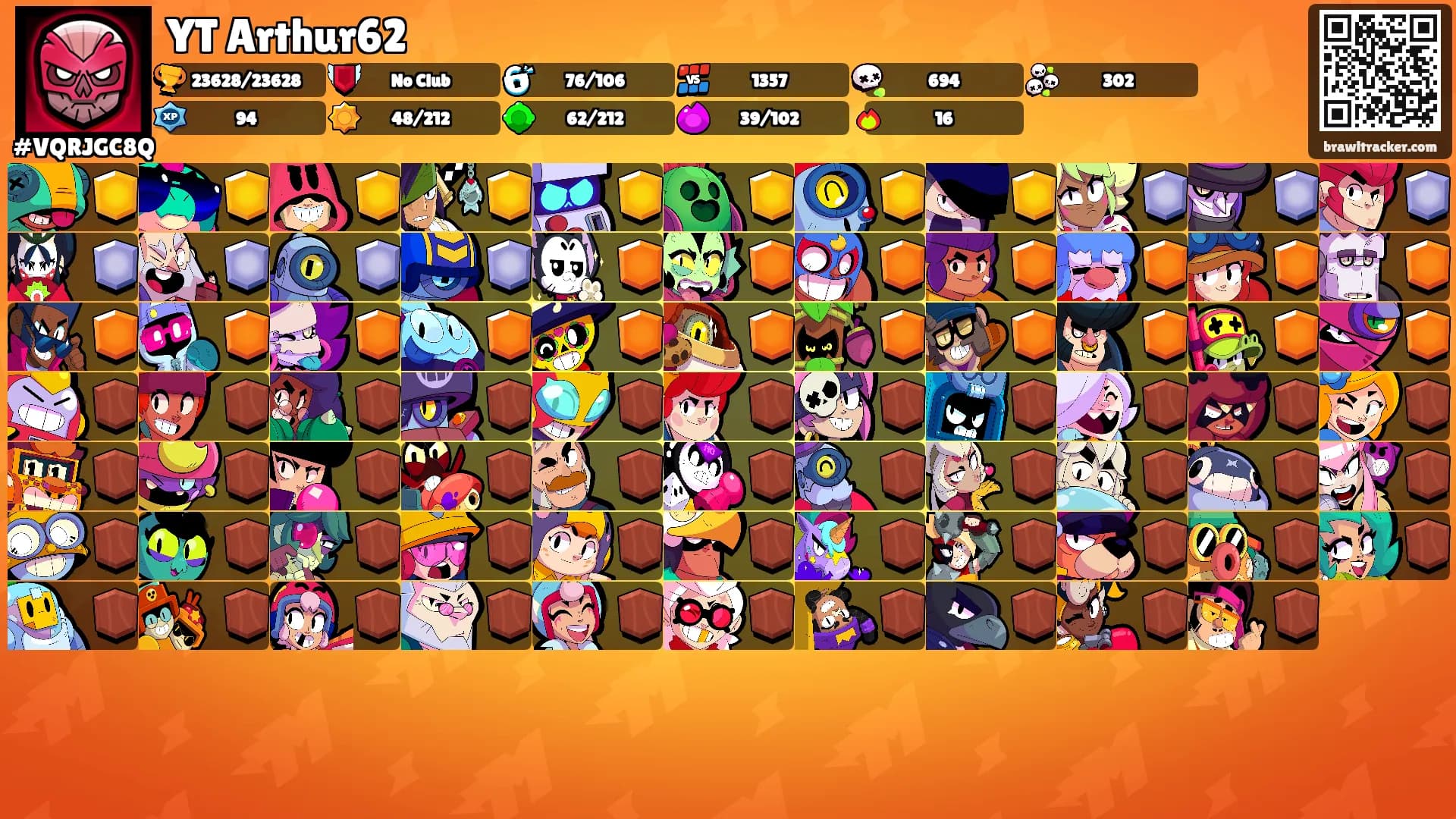 YT Arthur62's Ranks