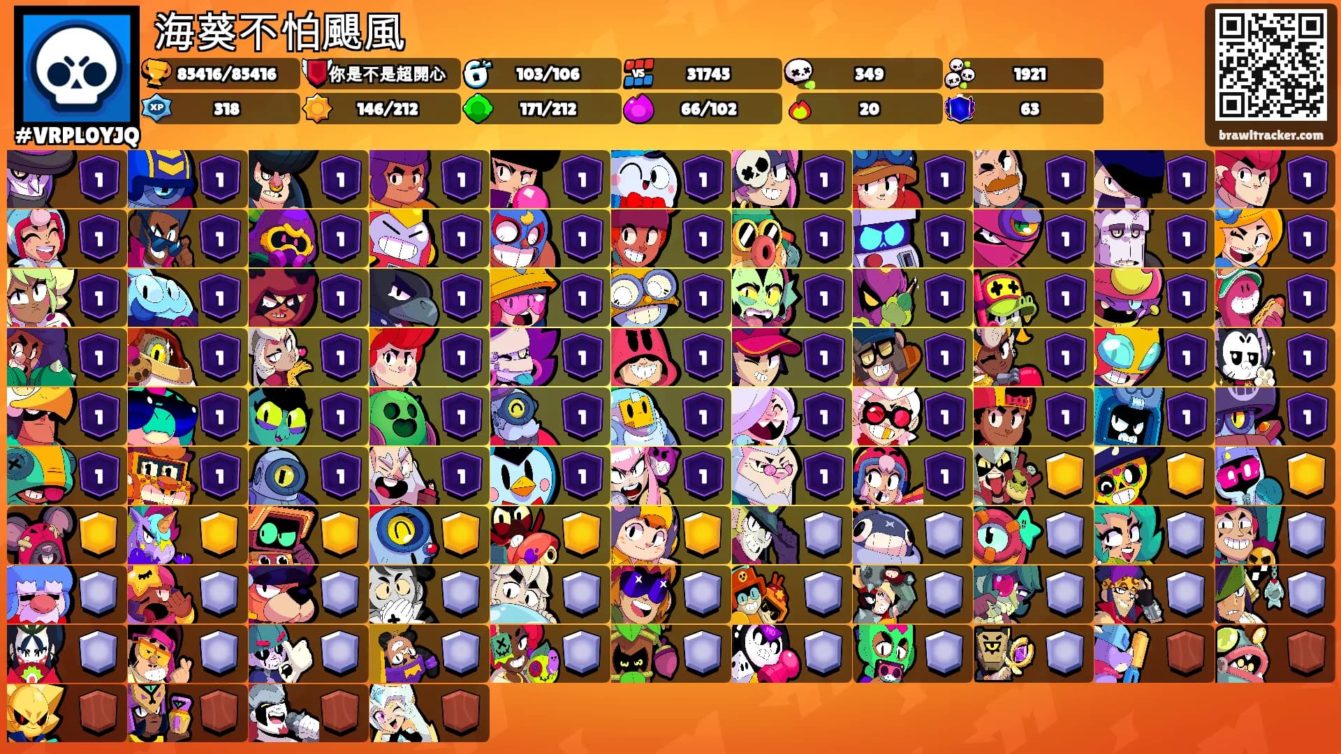 海葵不怕颶風's Ranks