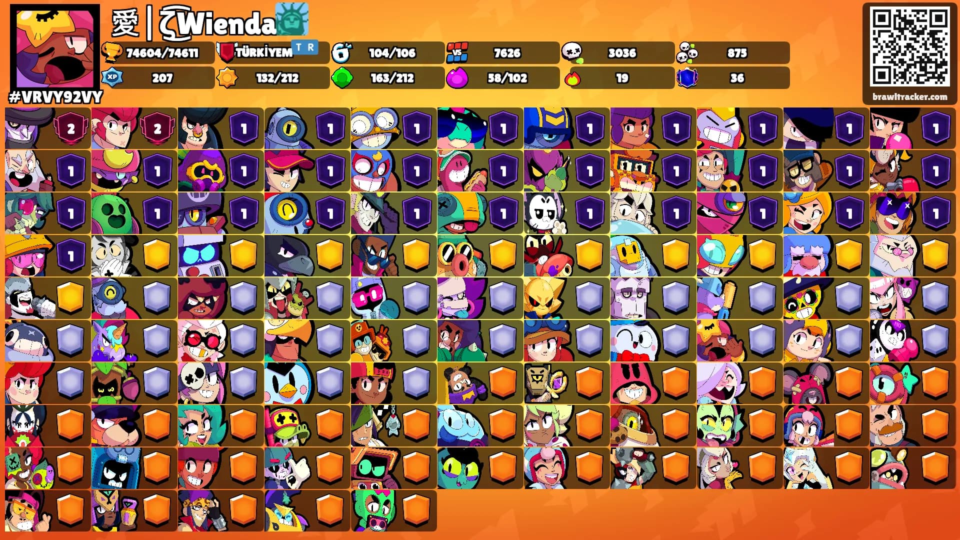 愛|ζ͜͡Wienda🗽's Ranks