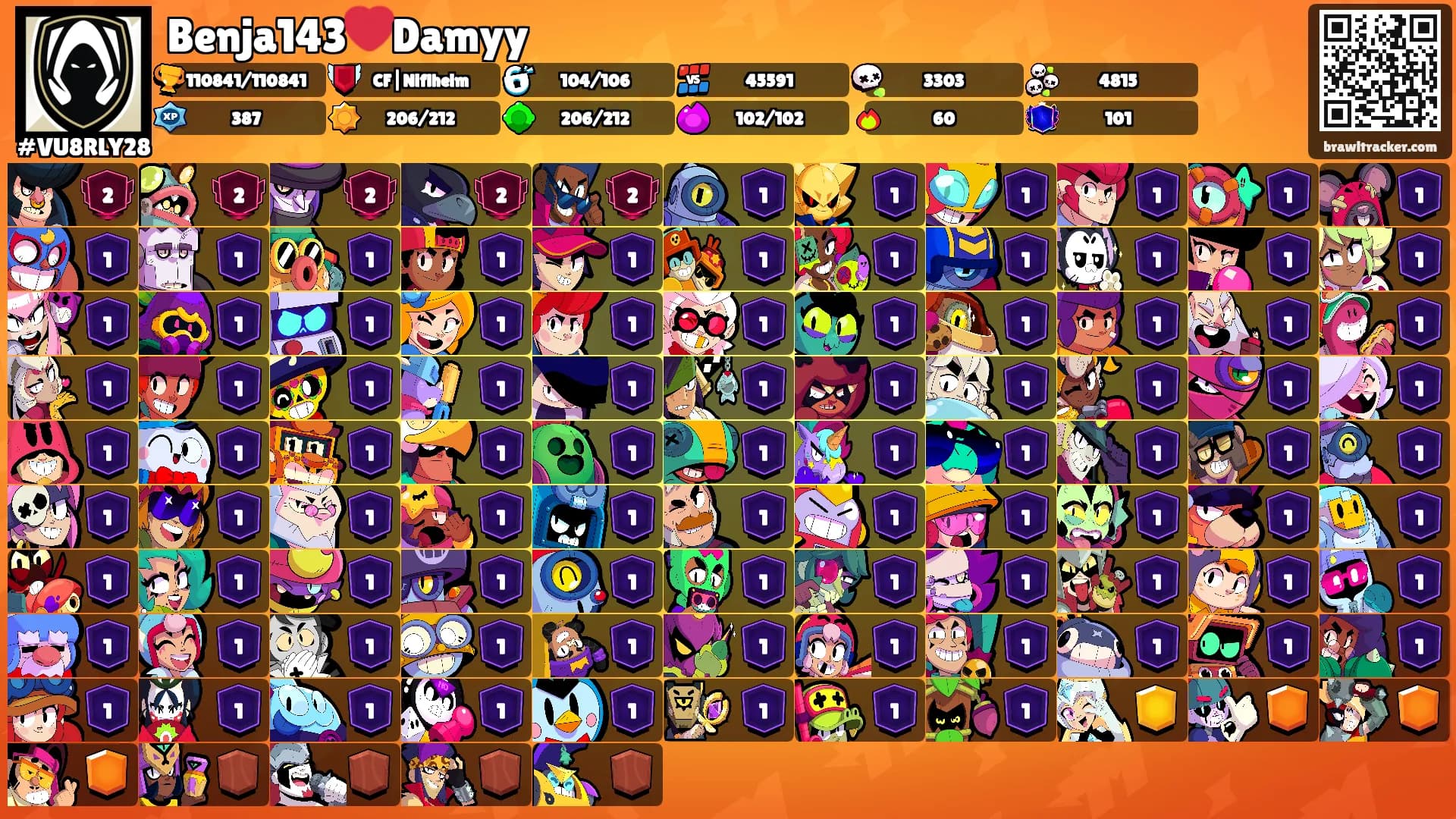 Benja143❤️Damyy's Ranks