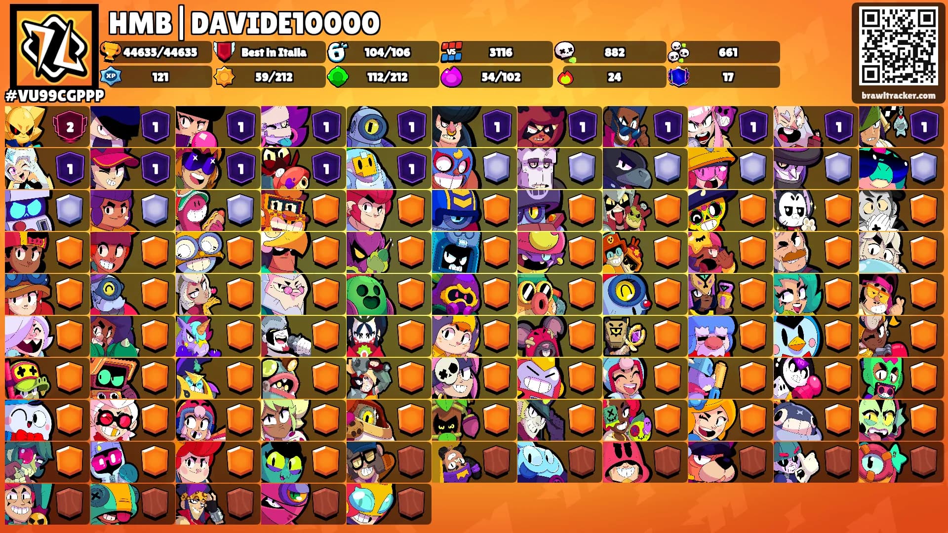 HMB|DAVIDE10000's Ranks