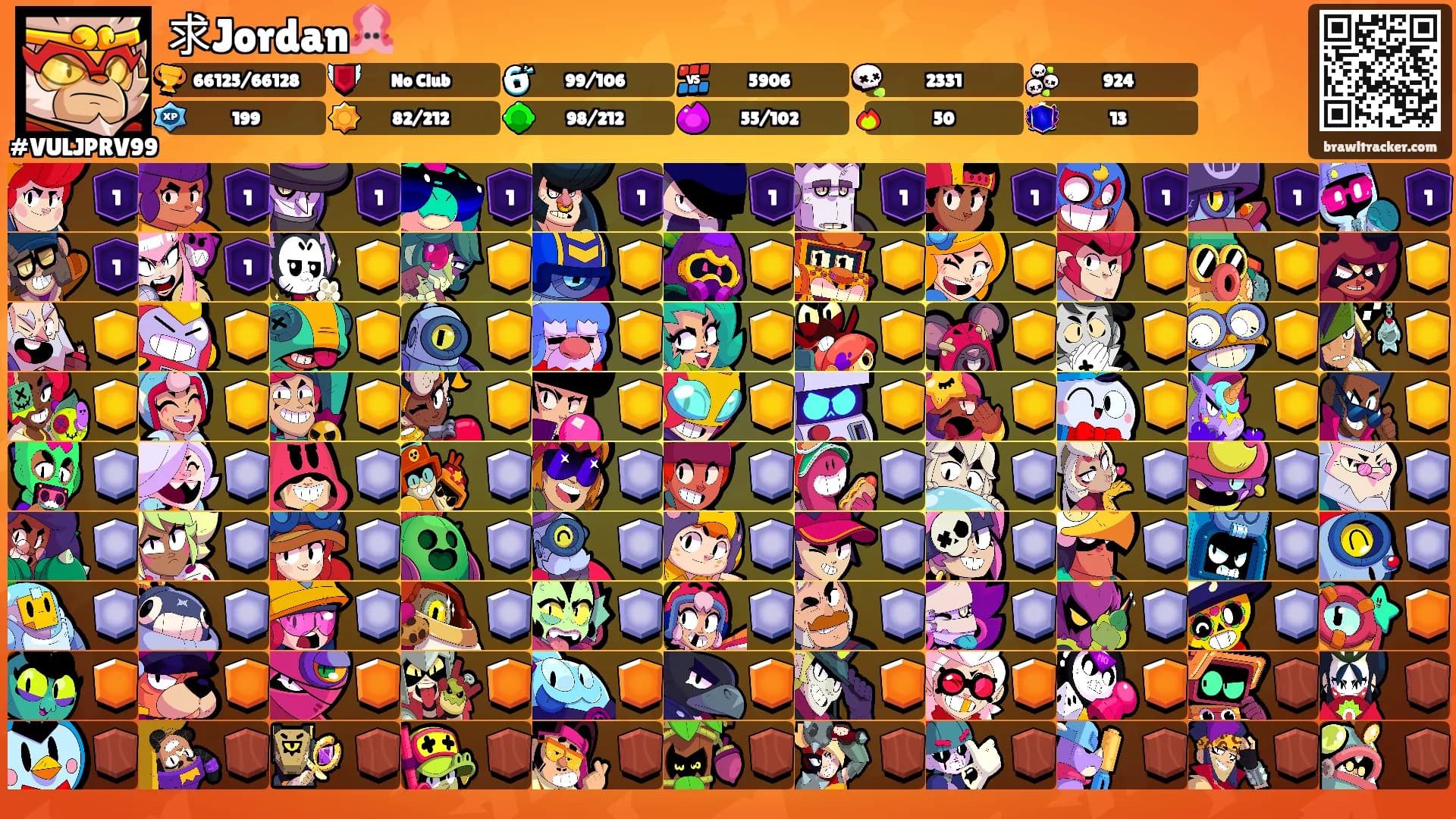求Jordan🦑's Ranks