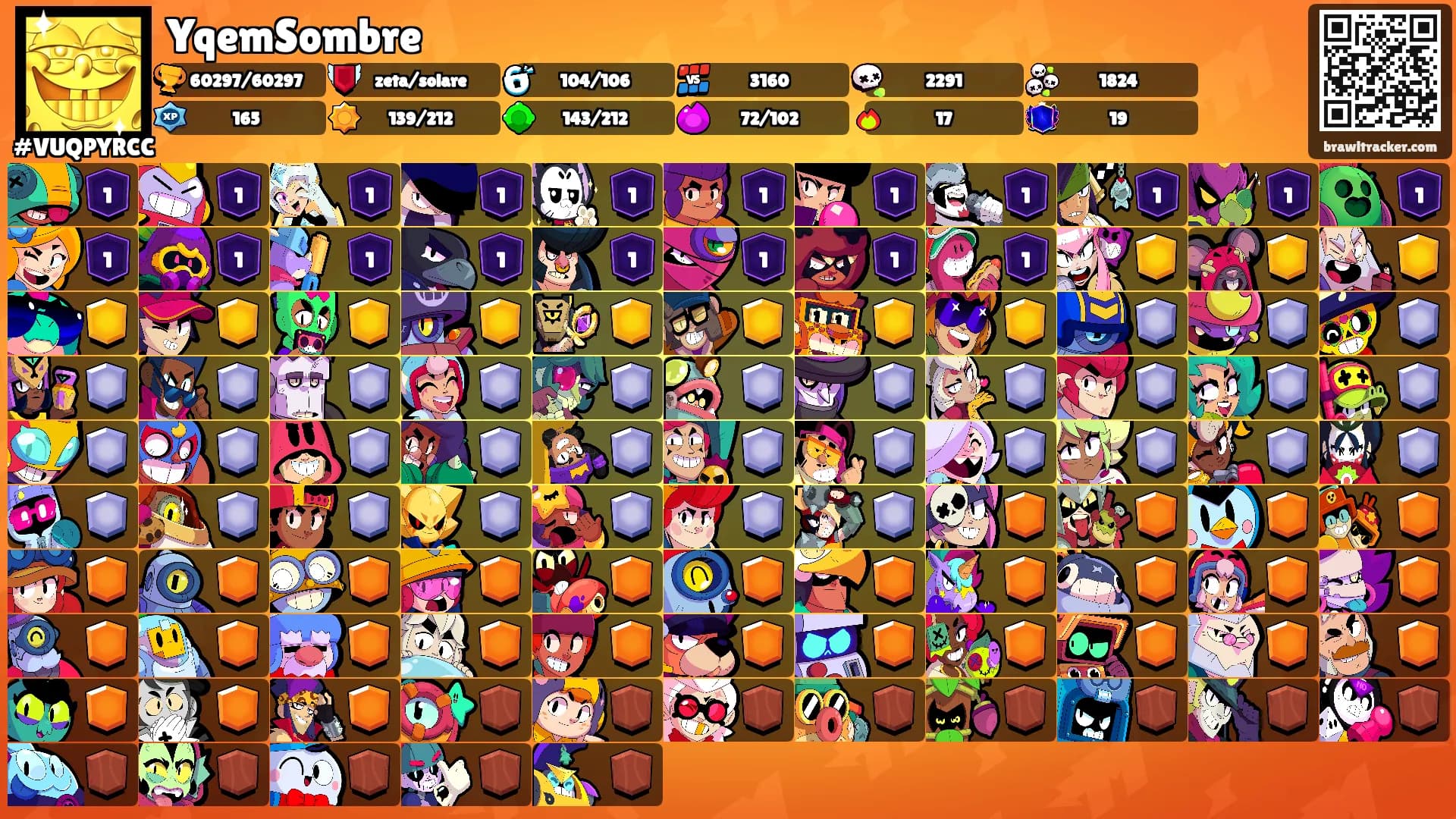 YqemSombre's Ranks