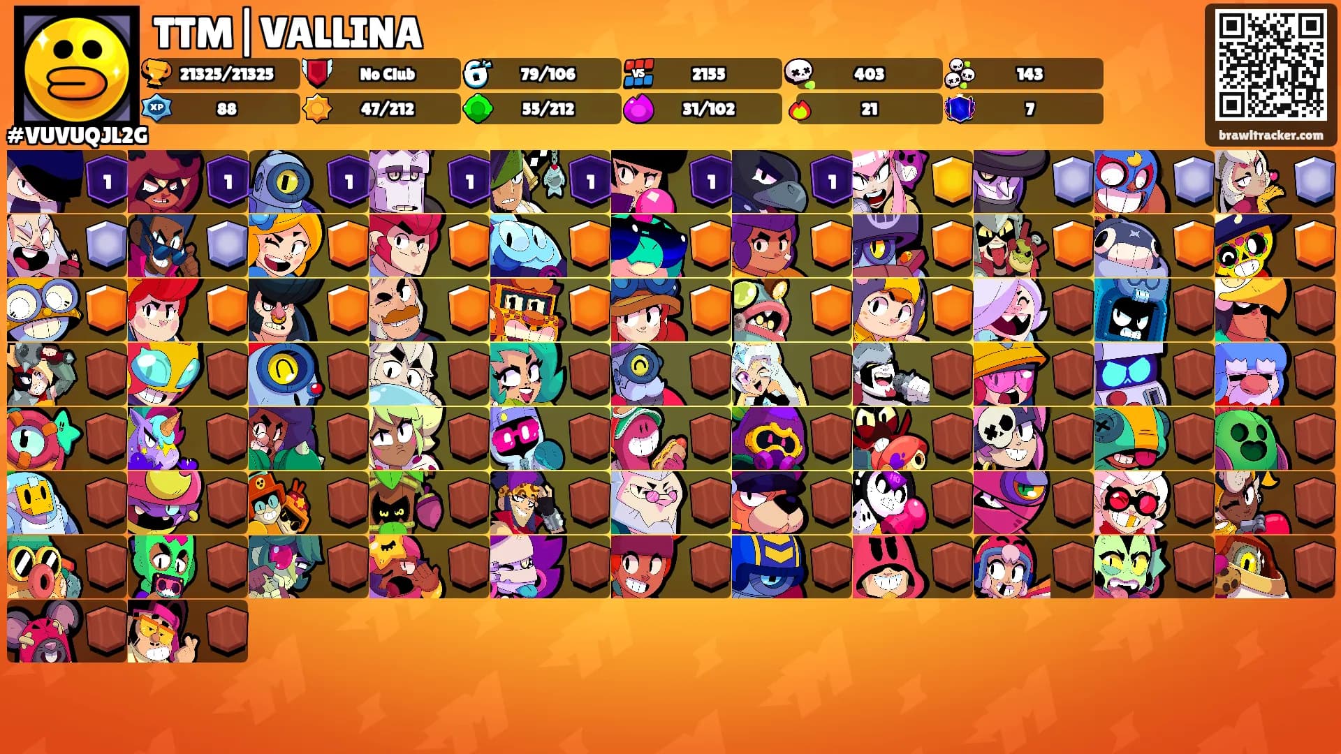 TTM|VALLINA's Ranks