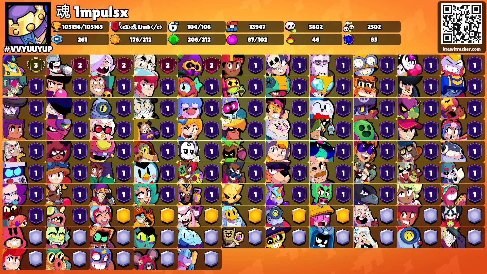 魂 1mpulsx's Ranks