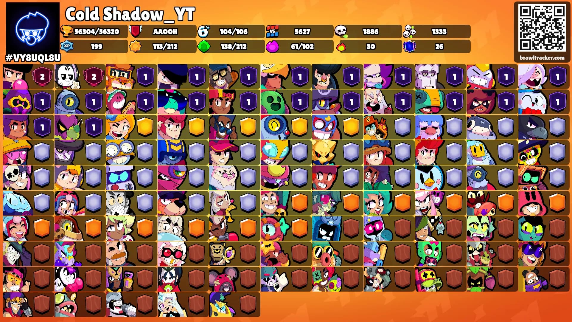 Cold Shadow_YT's Ranks