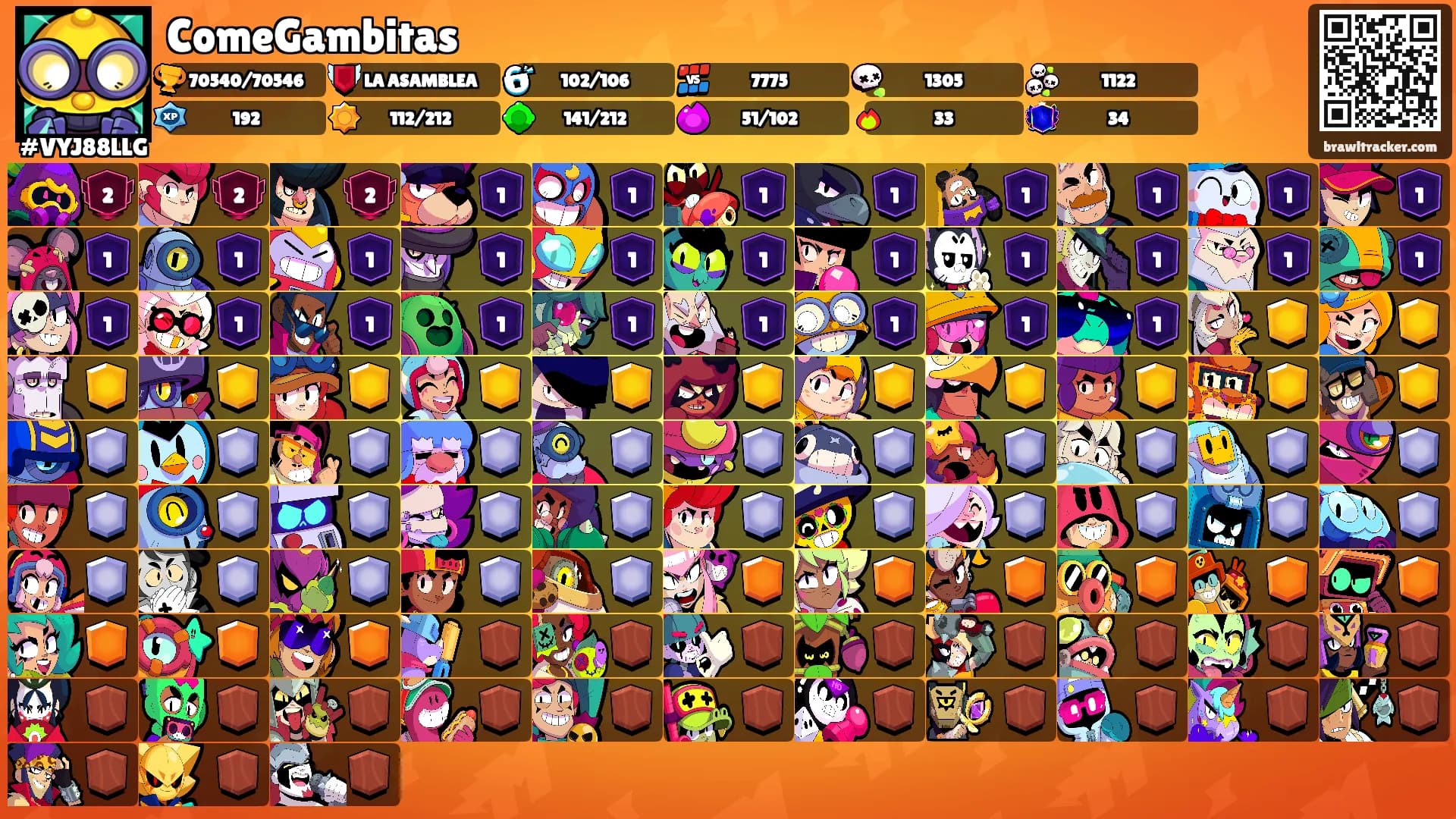 ComeGambitas's Ranks