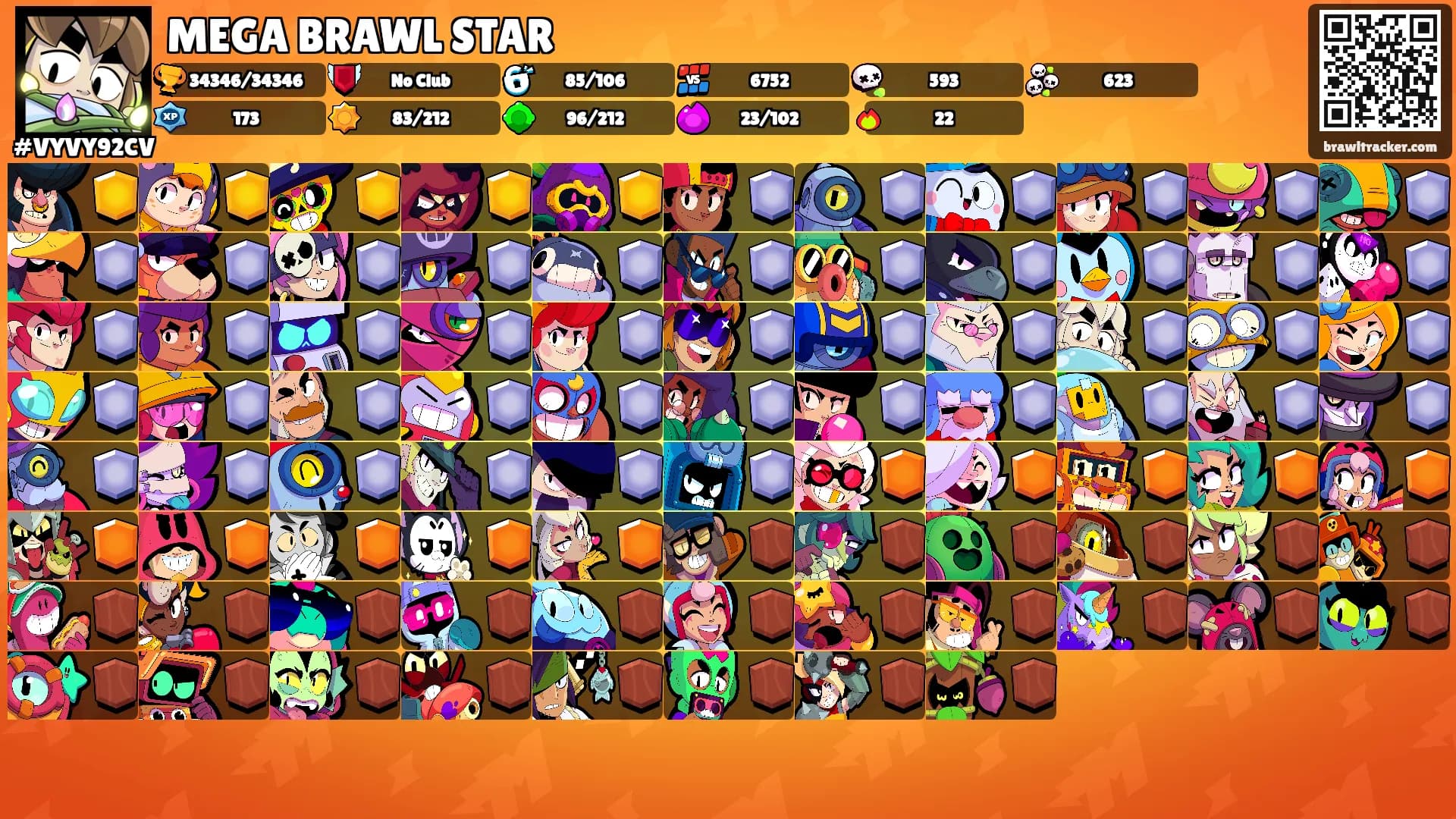 MEGA BRAWL STAR's Ranks